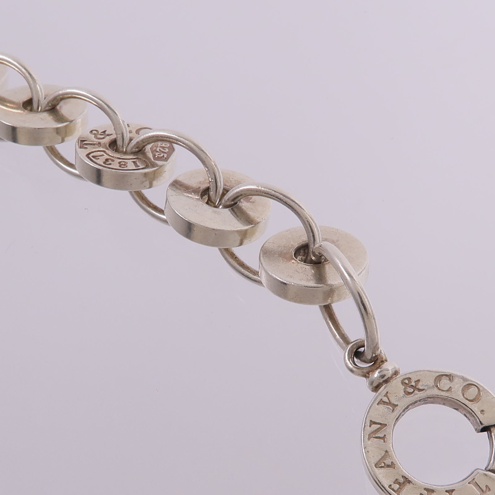 TIFFANY＆CO 925純銀1837 Circle Bracelet手鏈