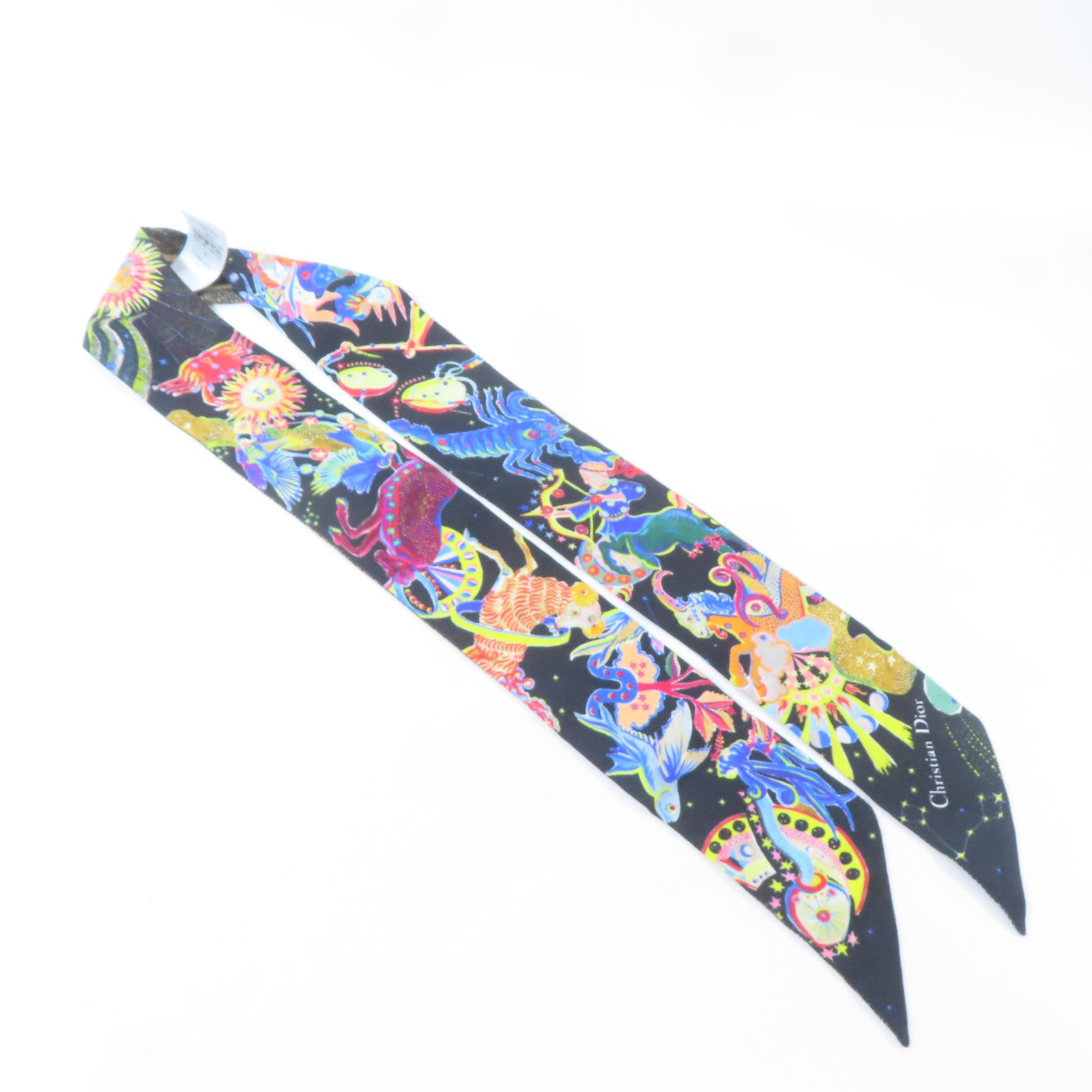 Dior 絲質Scarf絲巾黑色/藍色/黃色/紅色