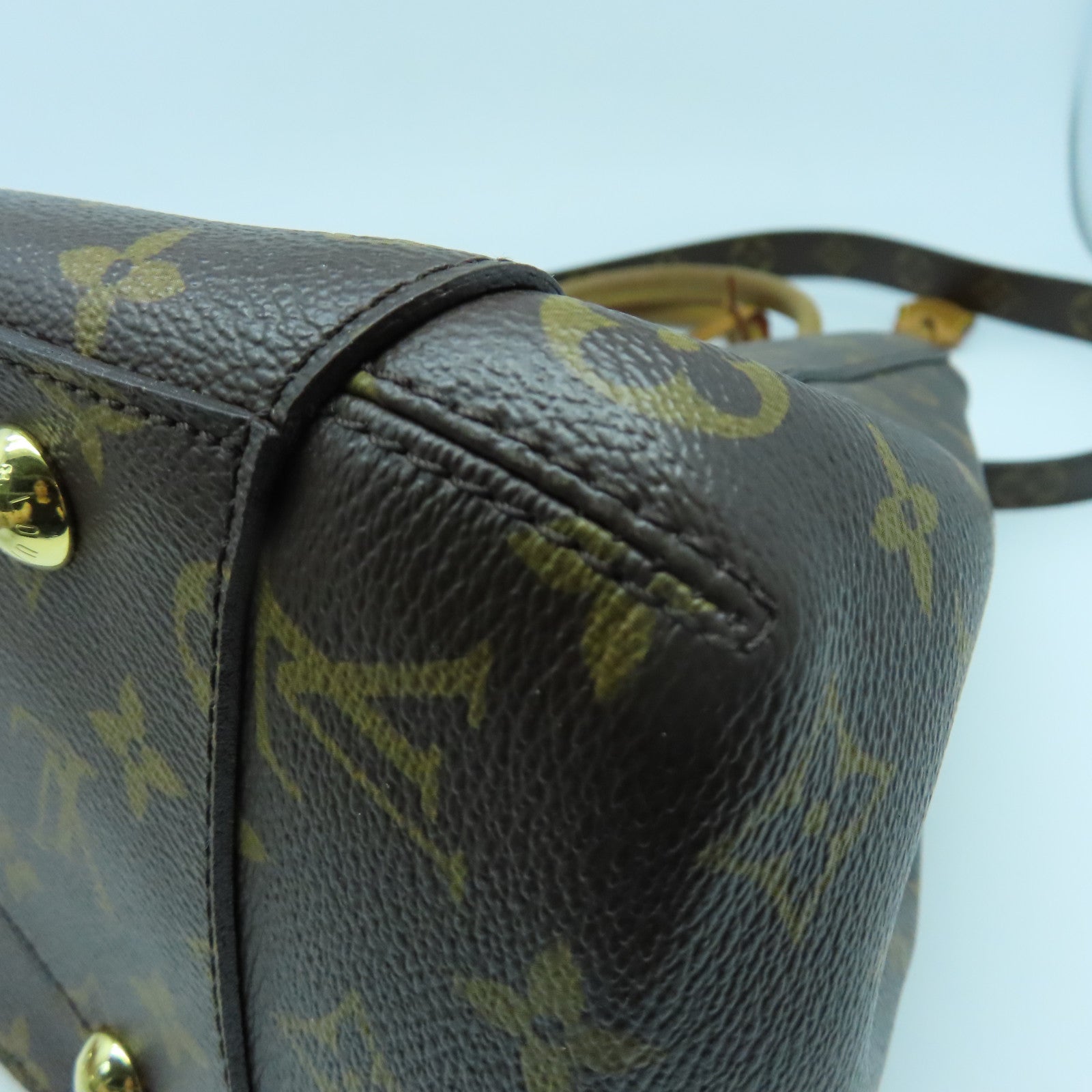 LOUIS VUITTON 【激減優惠】Montaigne GM 2 Way Shoulder金扣肩背袋啡色