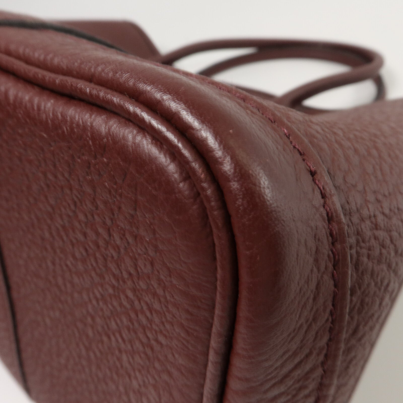HERMES Country皮革Garden Party TPM手挽袋Bordeaux