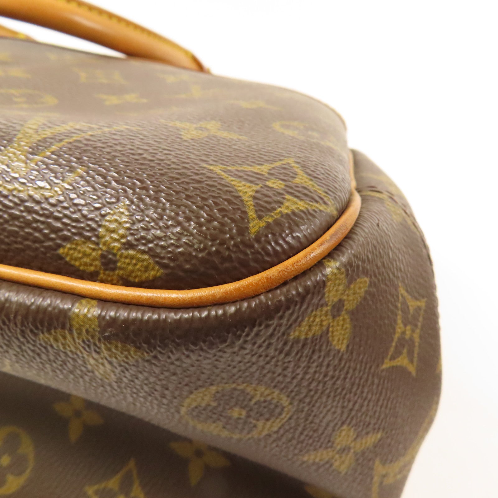 LOUIS VUITTON LV GHW Deauville Handbag M47270 Monogram Brown