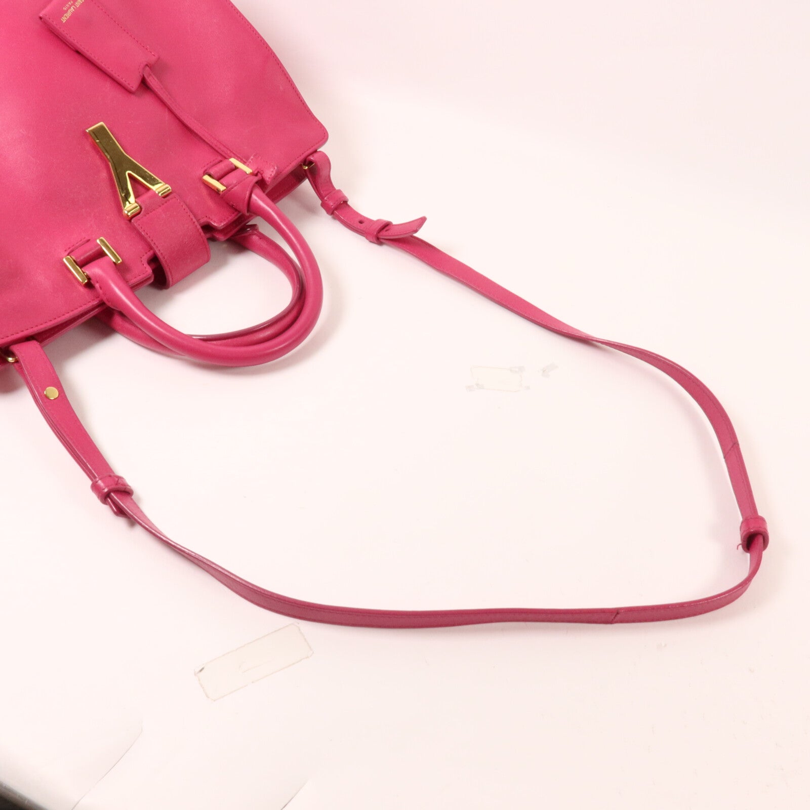 SAINT LAURENT 牛皮皮革Cabas Y Bag手挽肩背兩用袋