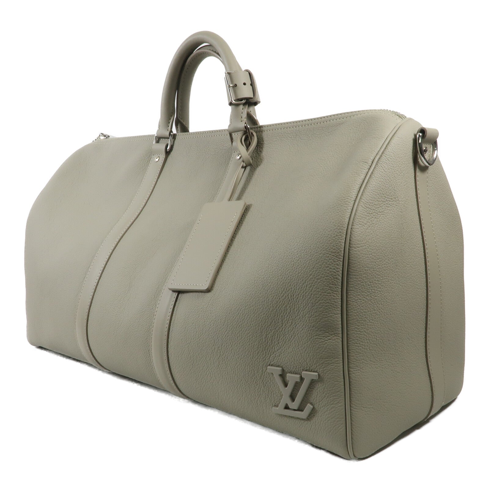 LOUIS VUITTON Aerogram Keepall Bandouliere 50銀扣手挽肩背兩用袋