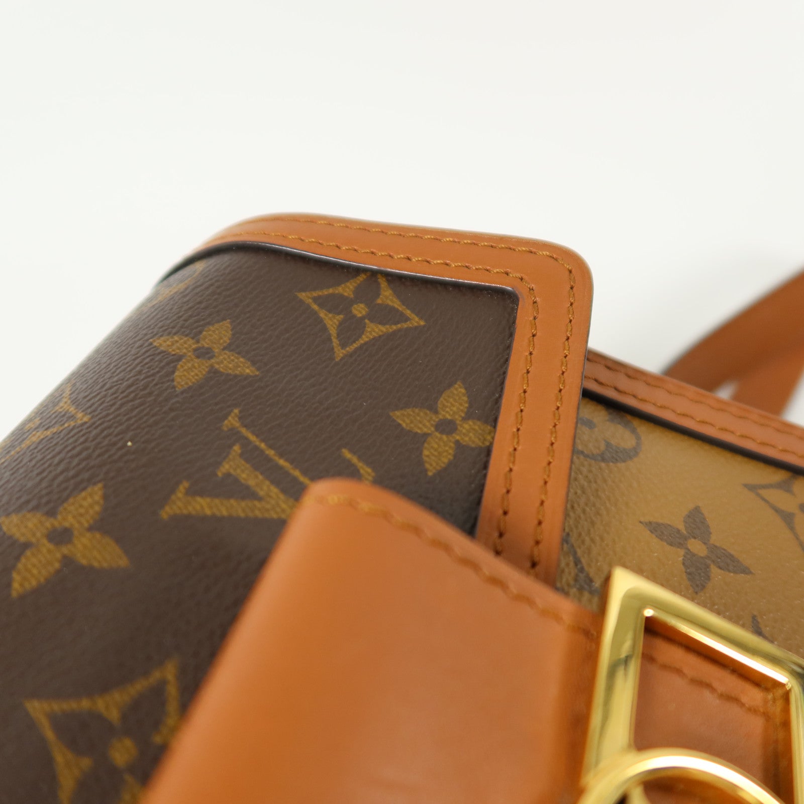 LOUIS VUITTON Monogram Reverse Mini Dauphine肩背袋