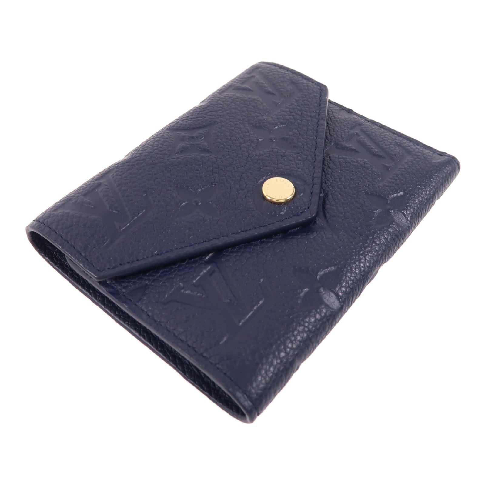 LOUIS VUITTON Monogram Empreinte Victorine Wallet金扣錢包