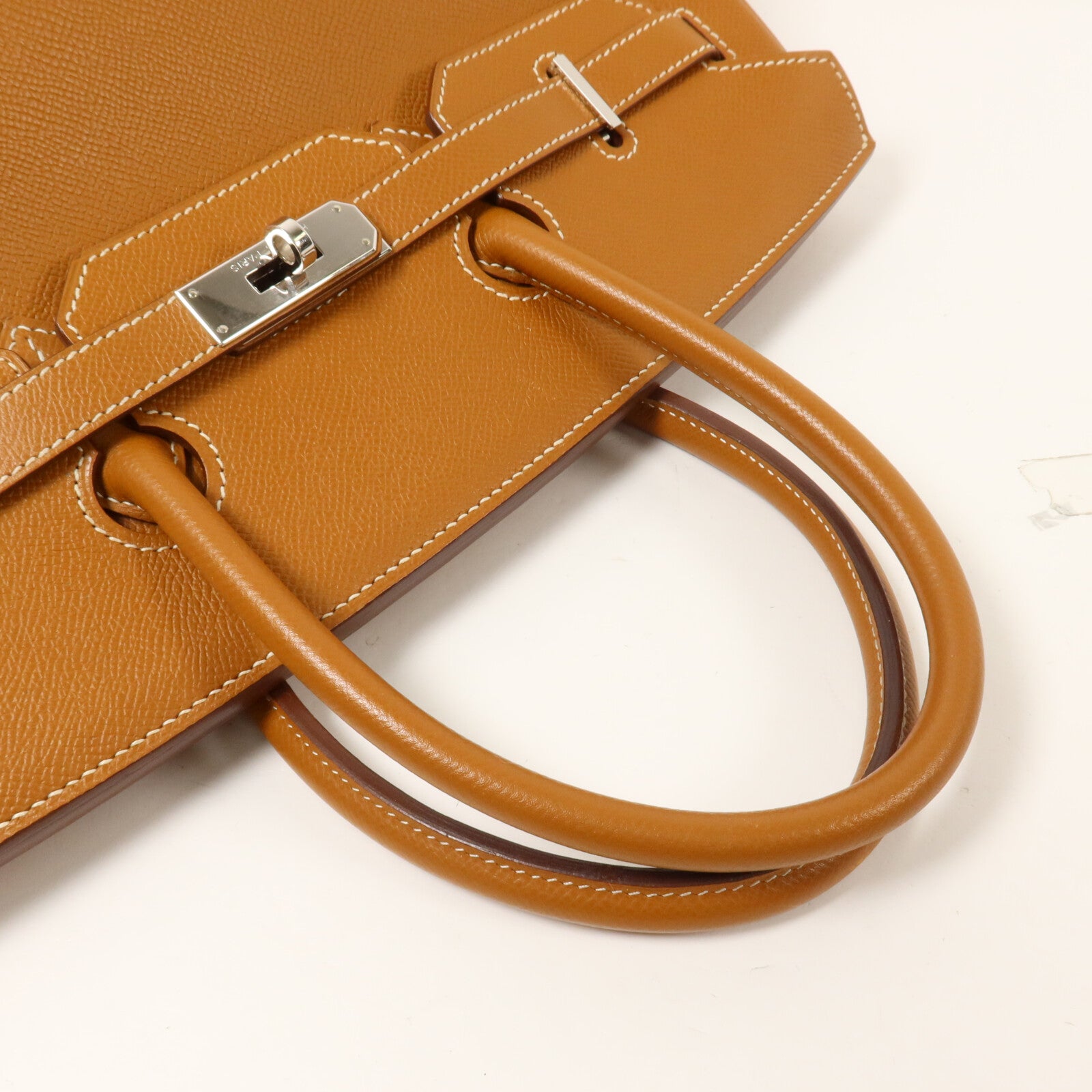 HERMES Epsom皮革Birkin 35手挽袋Gold