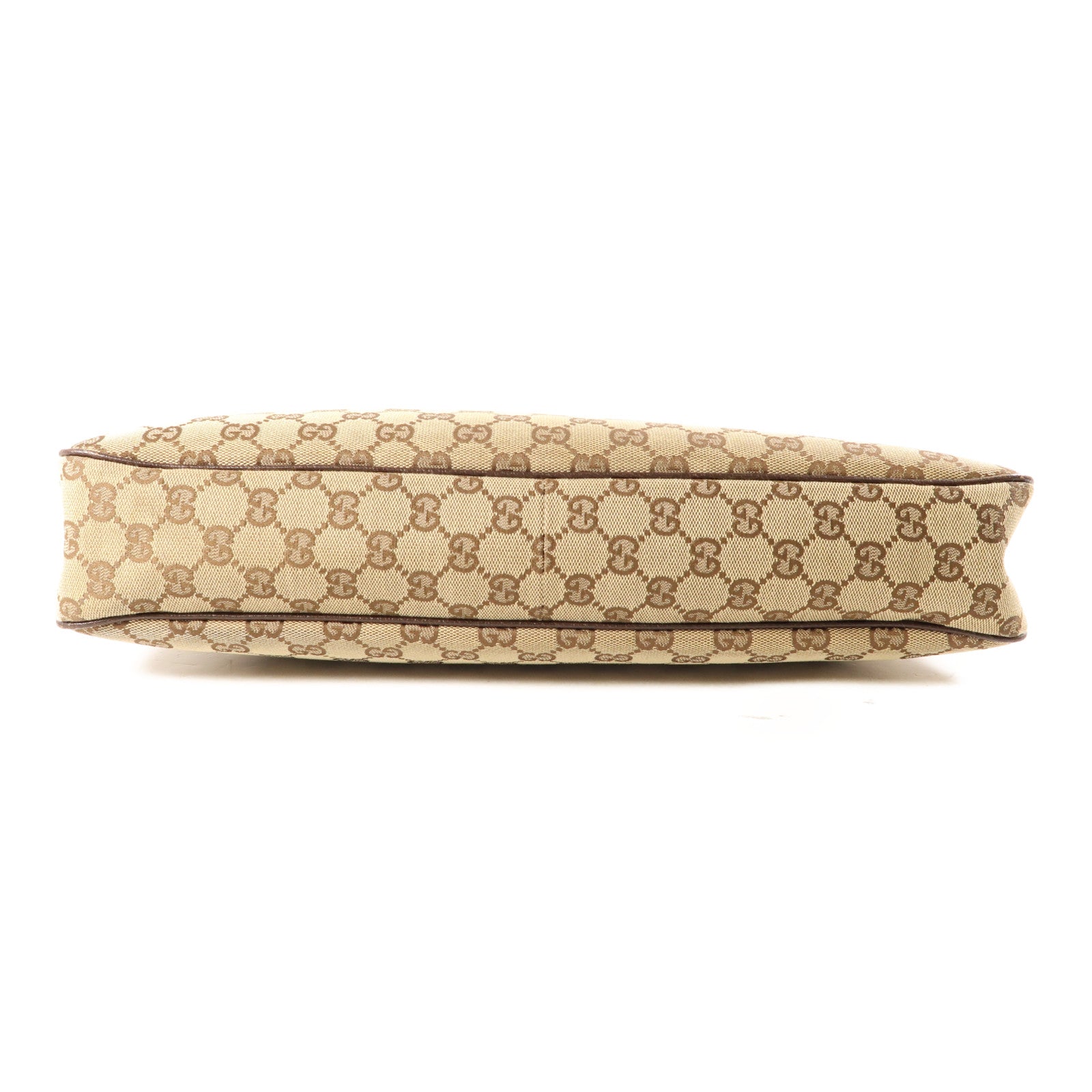 GUCCI 帆布Shoulder Bag肩背袋棕色