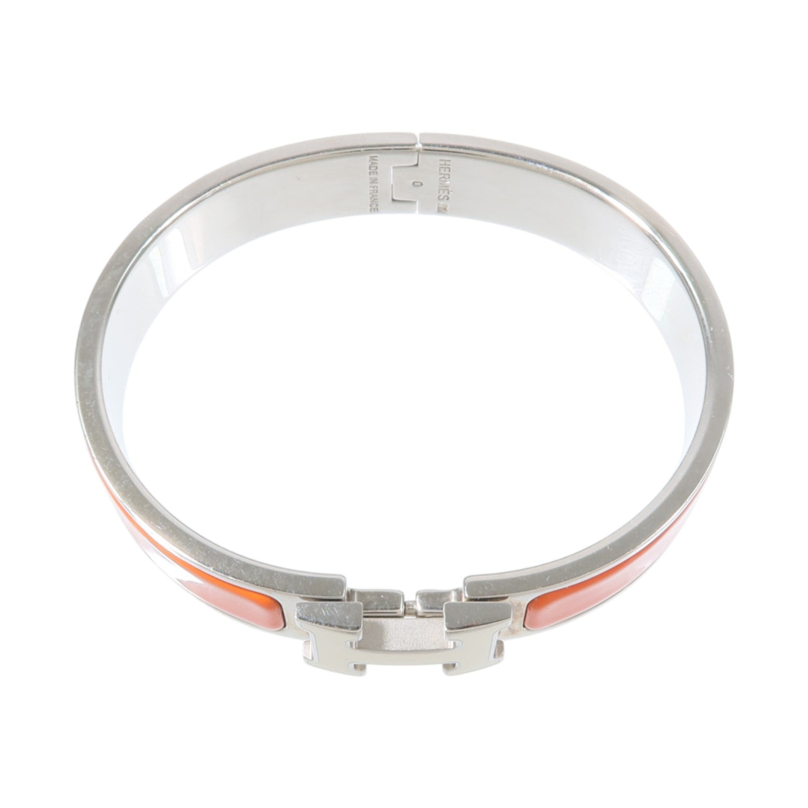 HERMES 琺瑯/金屬Clic H Bracelet手鐲