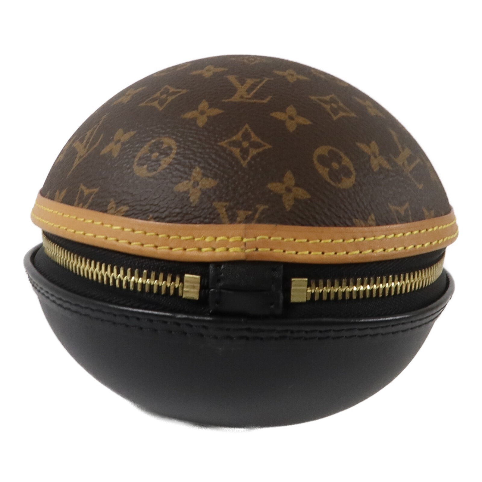 LOUIS VUITTON Monogram Egg Bag鏈帶手挽肩背兩用袋