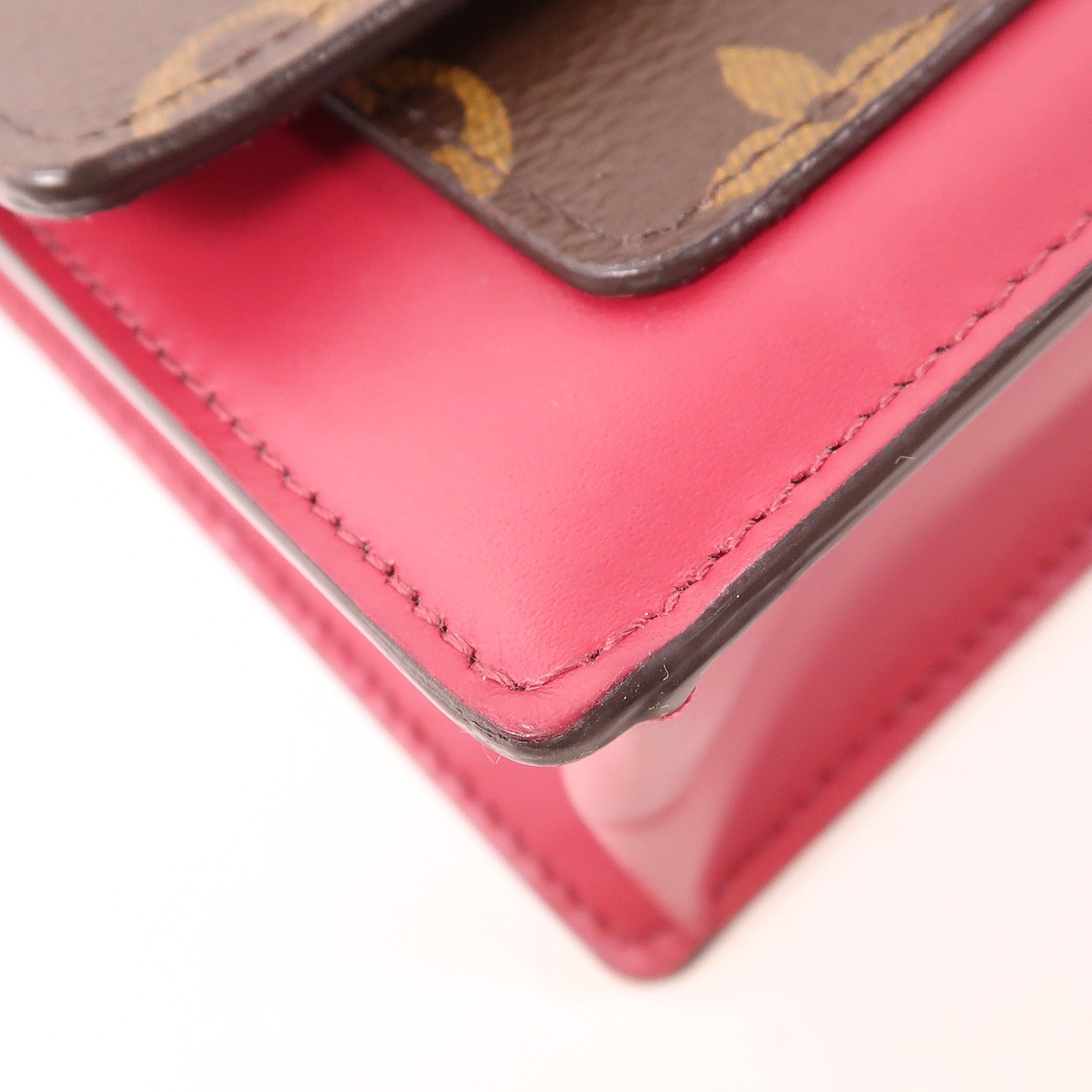 LOUIS VUITTON LV GHW Portefeuille Flore Chain Shoulder Bag M69578 Monogram Brown