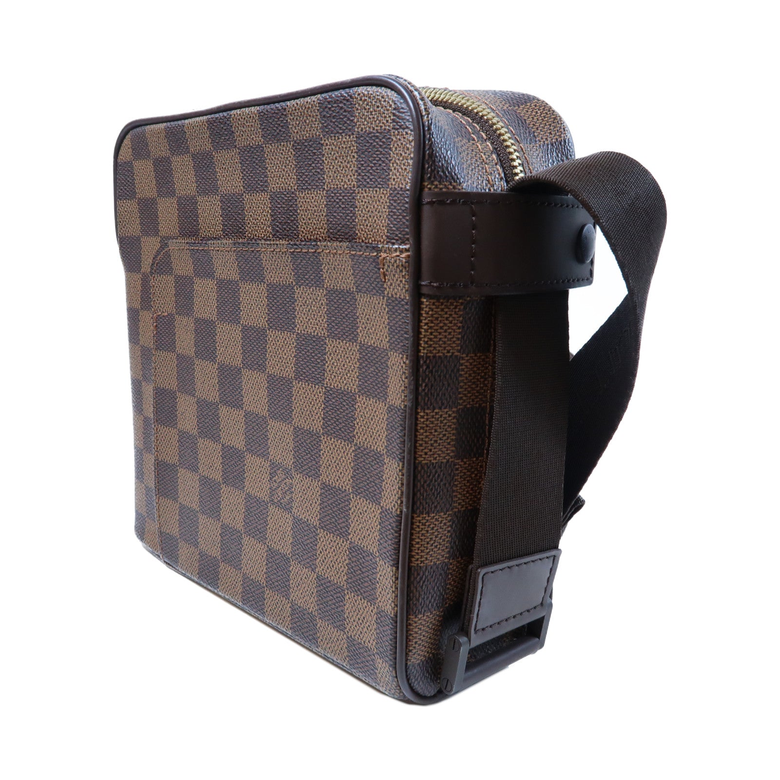 LOUIS VUITTON Damier Orav PM金扣肩背袋啡色