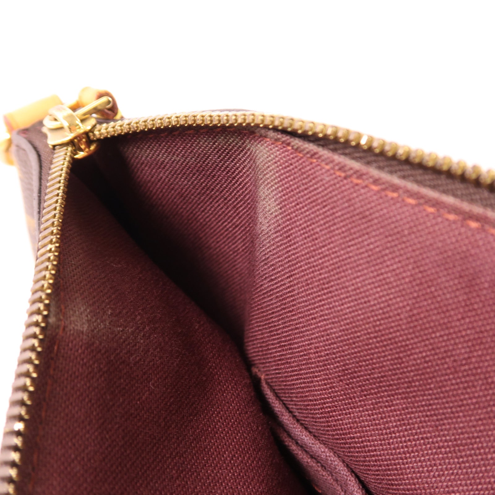 LOUIS VUITTON Monogram Turenne MM金扣手挽肩背兩用袋棕色