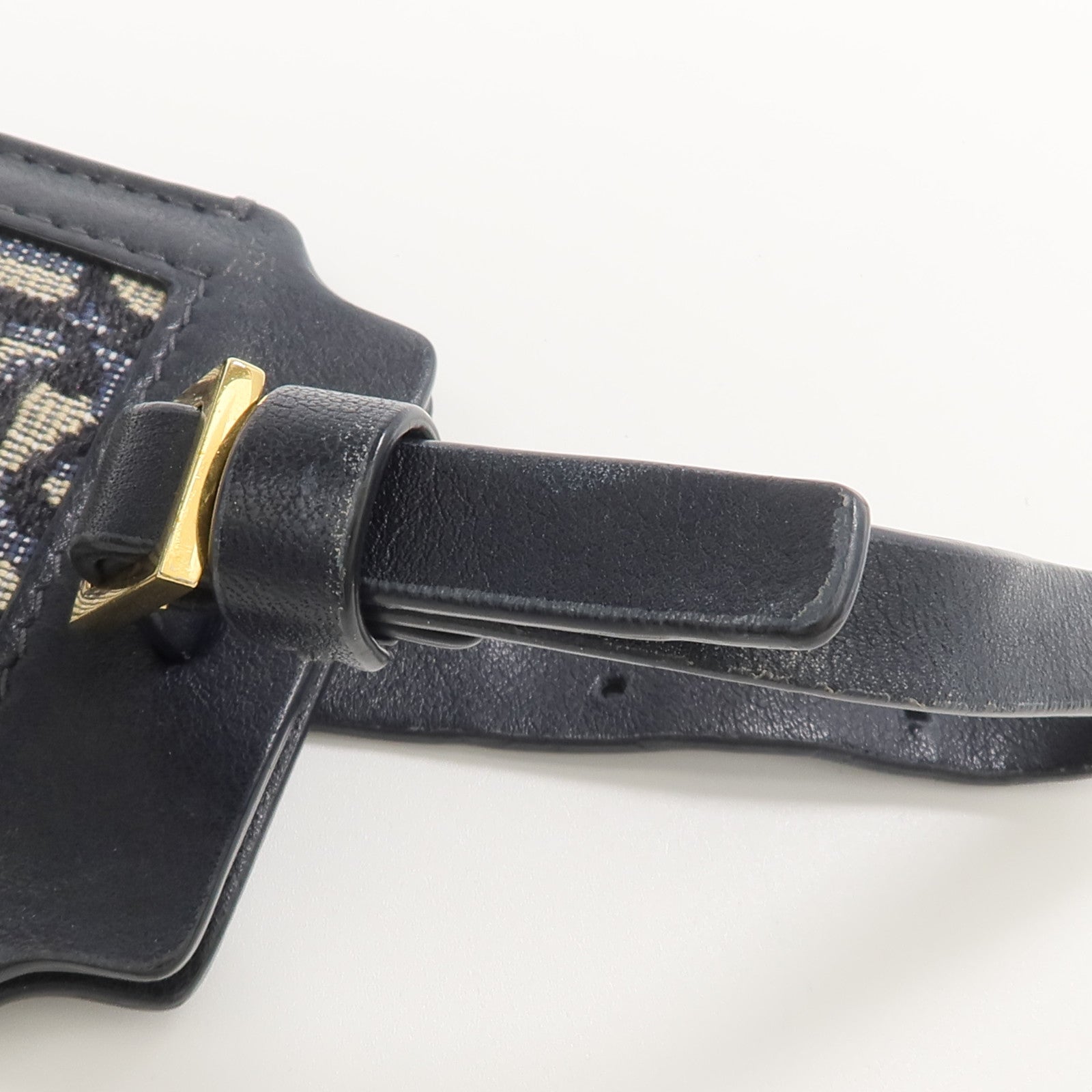 Dior 帆布/牛皮皮革Luggage Tag行李標籤