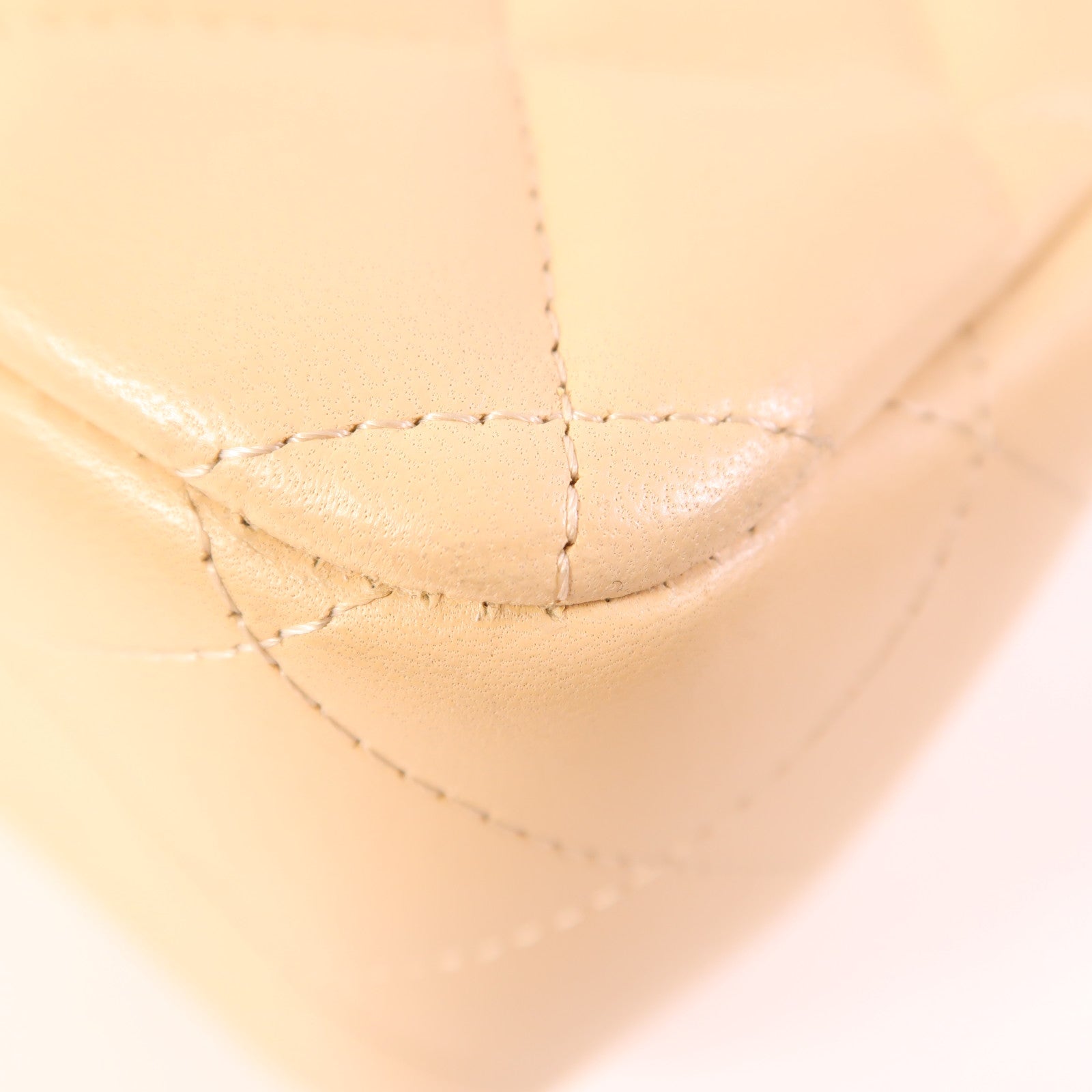 CHANEL 羊皮皮革Large Classic銀扣鏈帶肩背袋