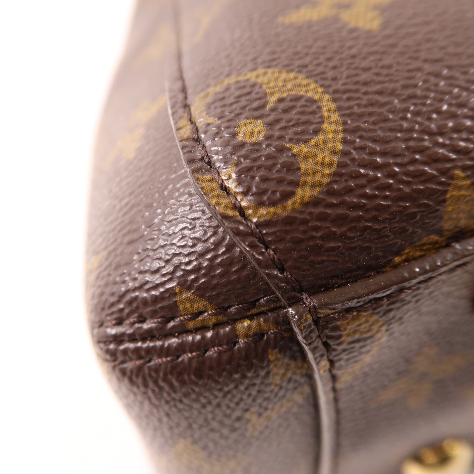 LOUIS VUITTON Monogram Montaigne BB金扣手挽肩背兩用袋棕色