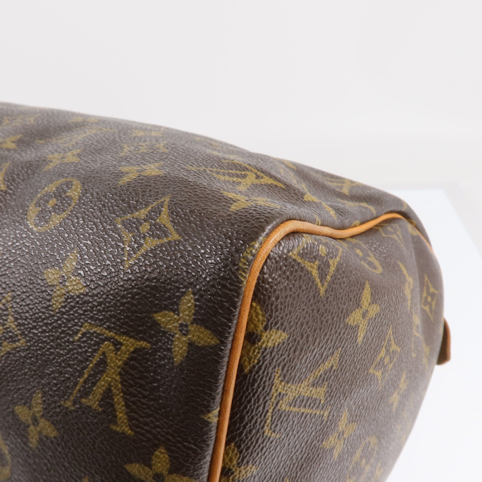 LOUIS VUITTON Monogram Speedy 30金扣手挽袋