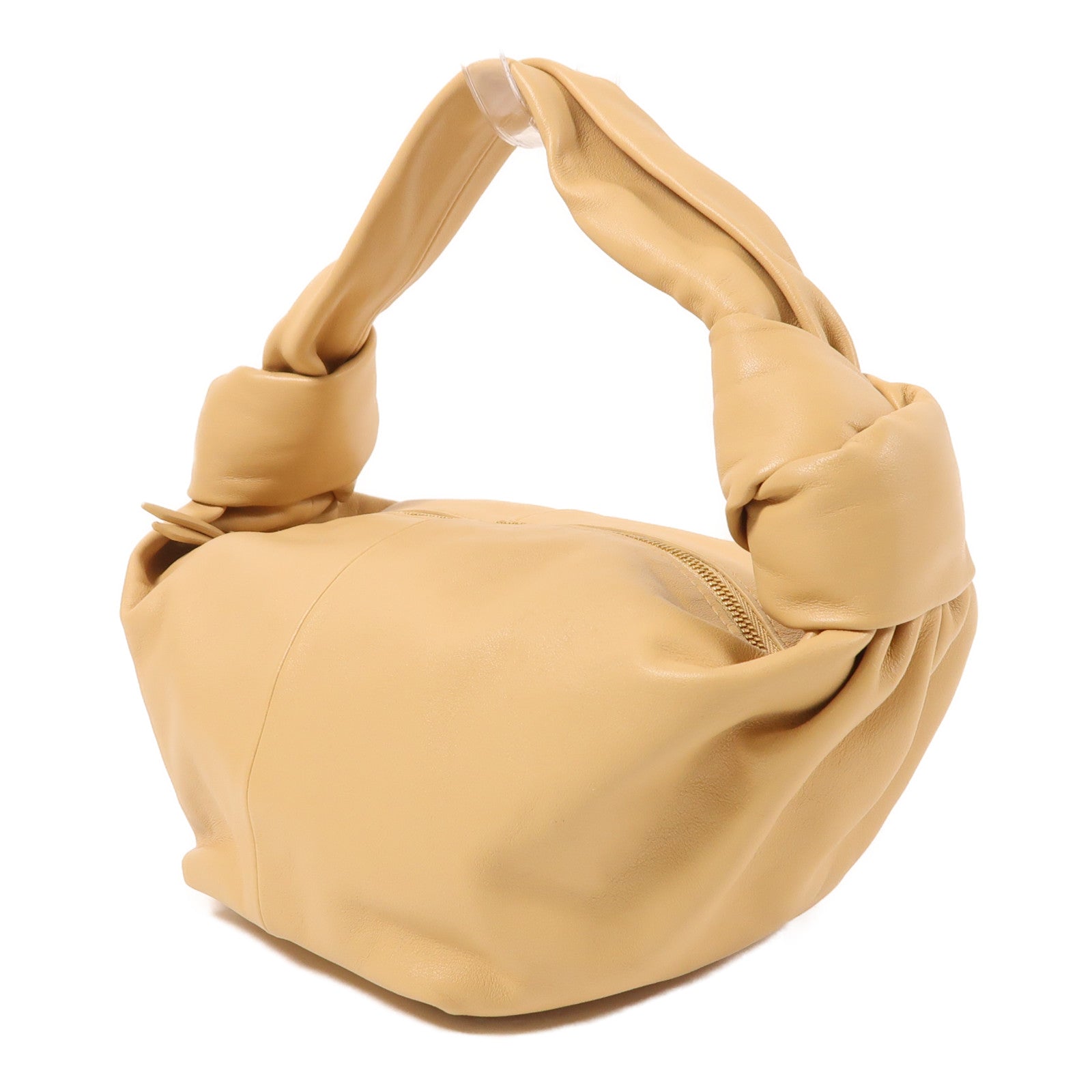 BOTTEGA VENETA 羊皮皮革Mini Double Knot金扣手挽袋