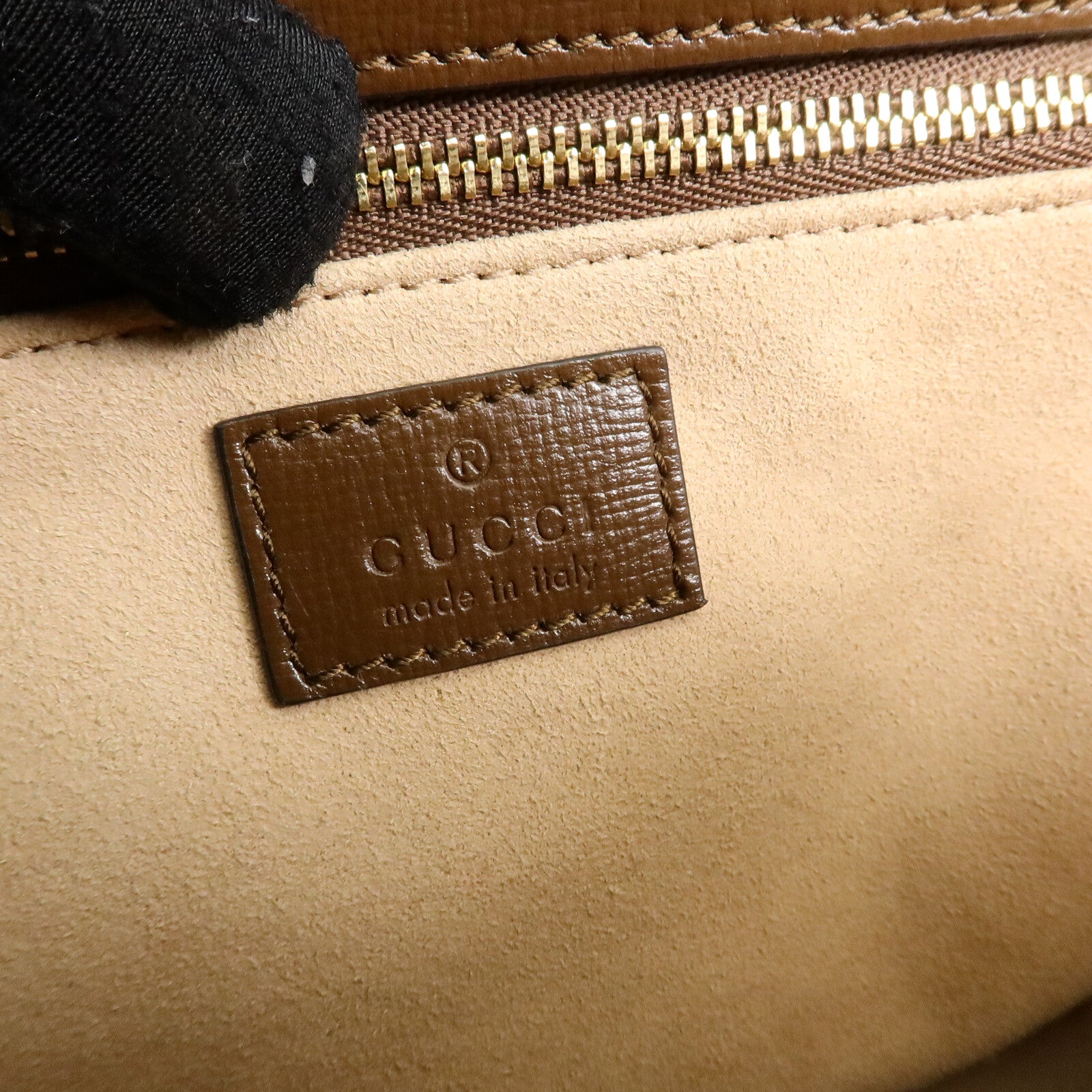 GUCCI 塗層帆布Horsebit 1955 MM肩背袋