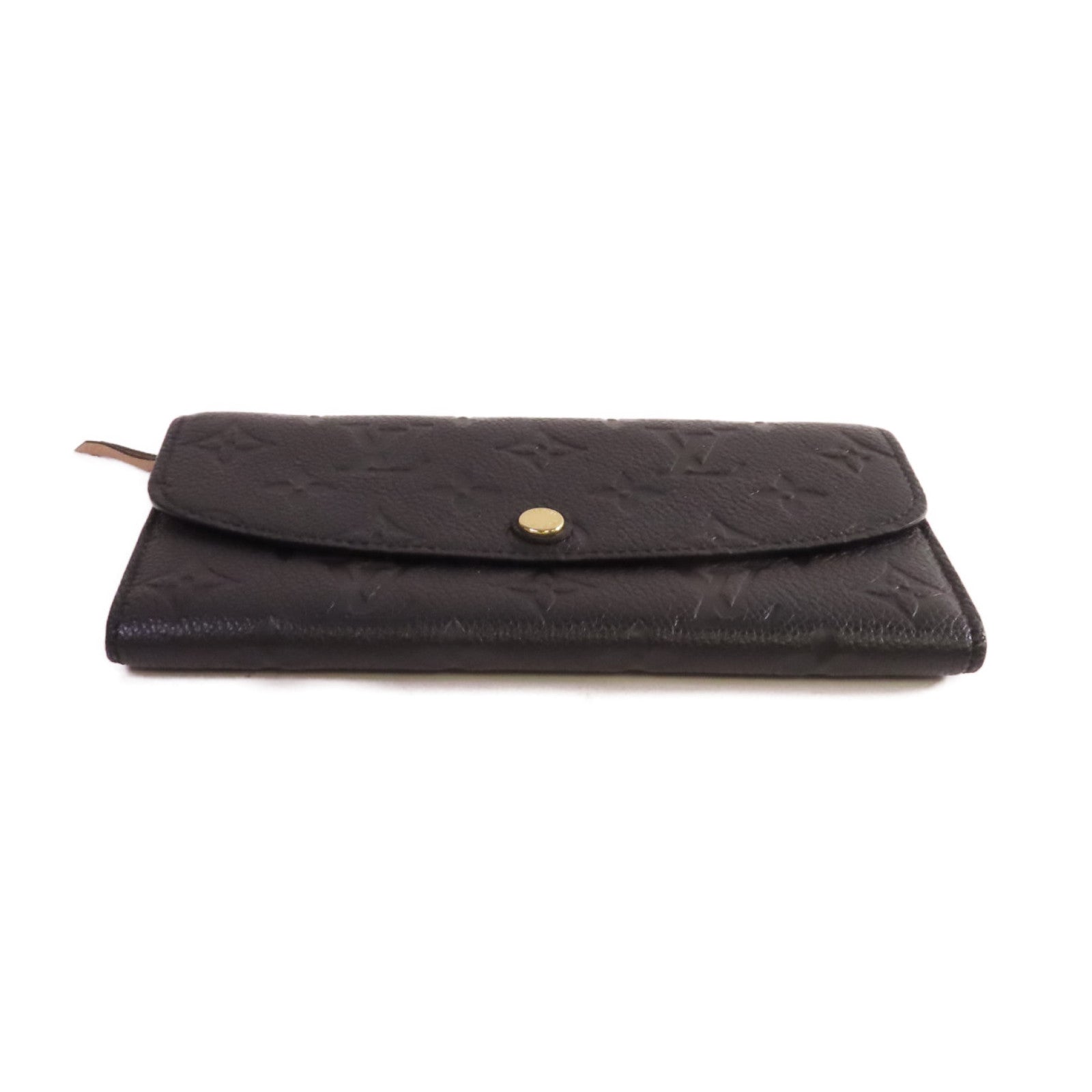 LOUIS VUITTON 【激減優惠】Monogram Empreinte Emilie Wallet金扣長錢包黑色