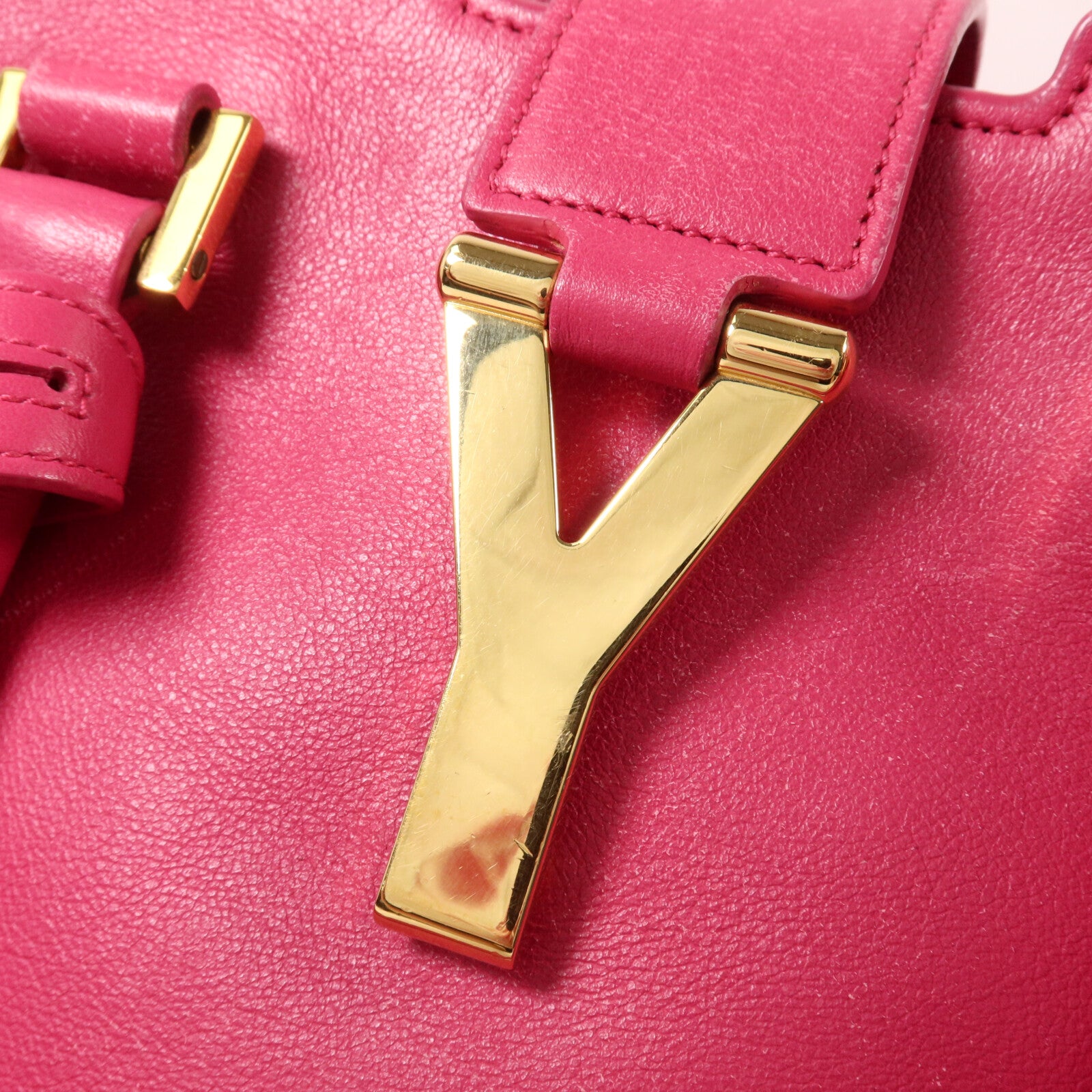 SAINT LAURENT 牛皮皮革Cabas Y Bag手挽肩背兩用袋