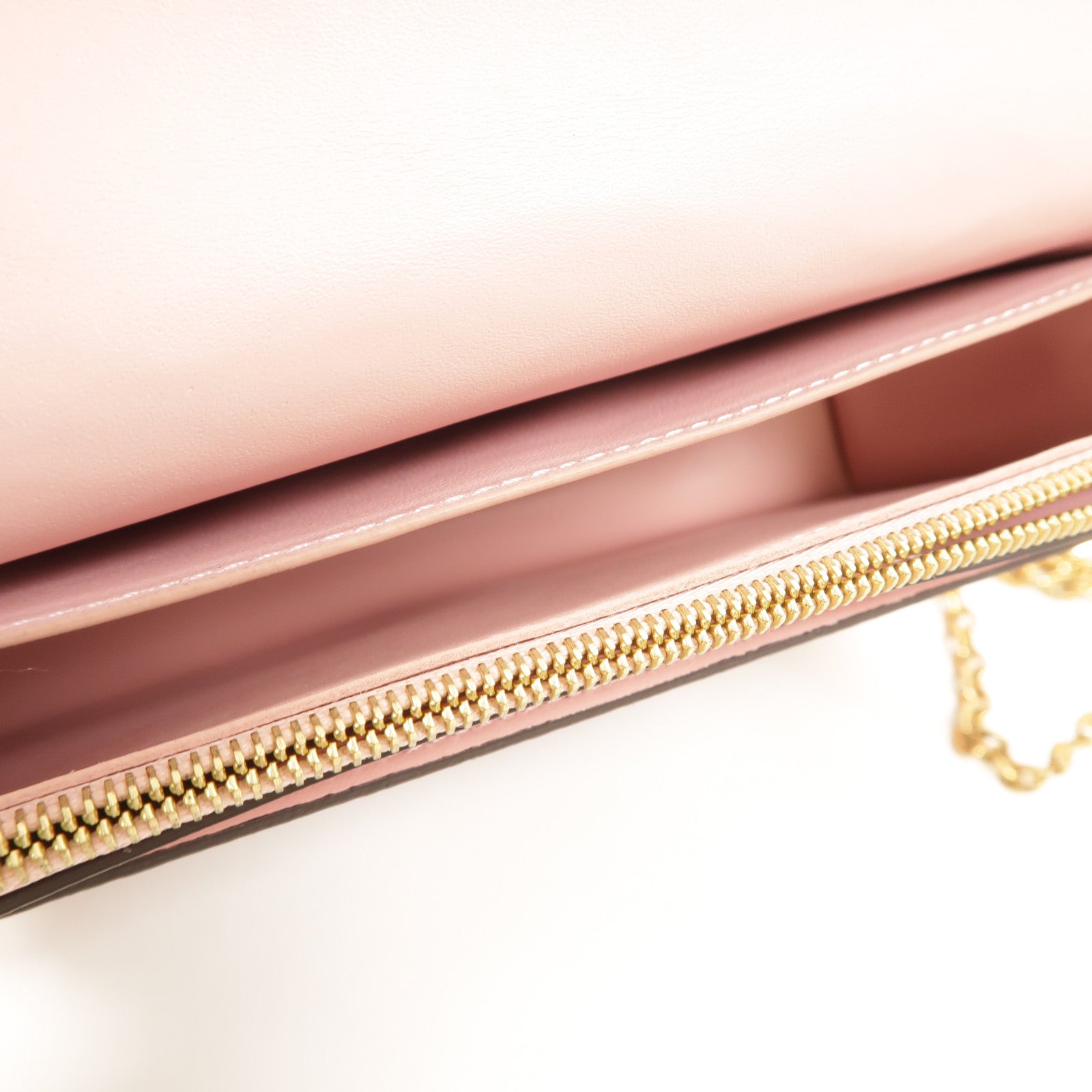 LOUIS VUITTON Monogram Flore Chain Wallet鏈帶肩背袋