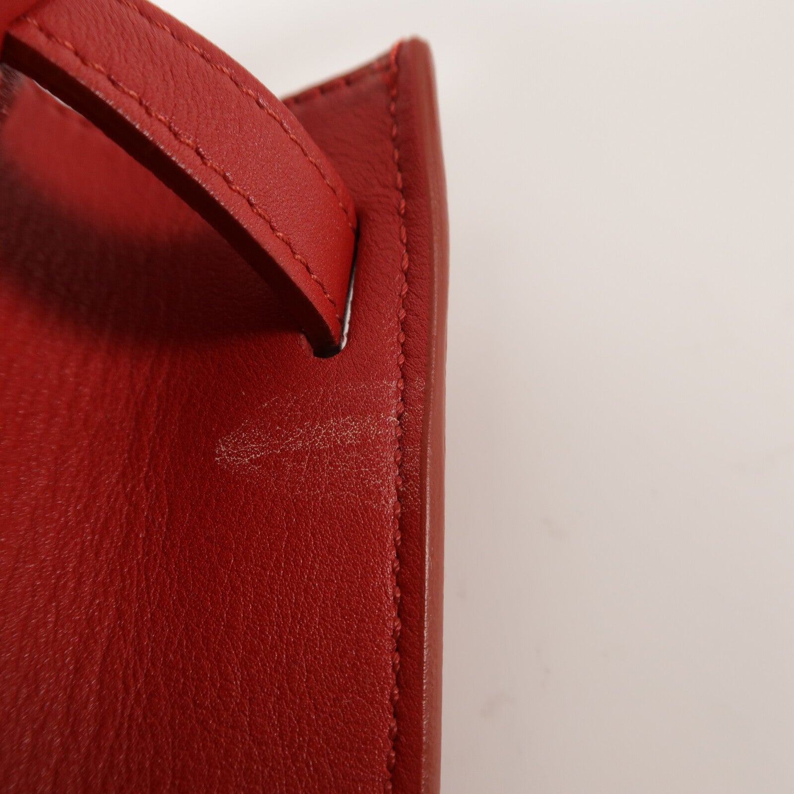 CELINE 牛皮皮革Big Bag Bucket銀扣肩背袋