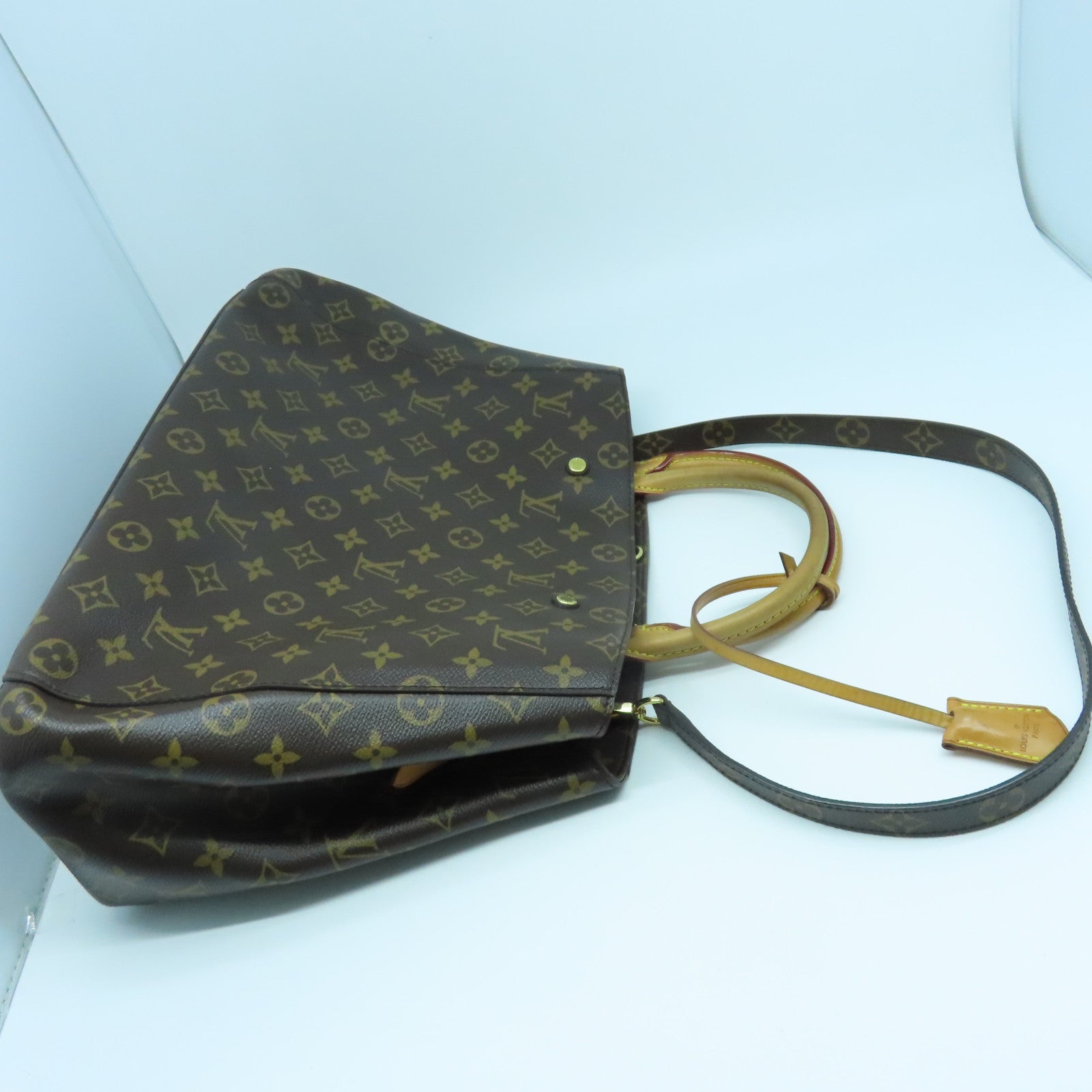 LOUIS VUITTON 【激減優惠】Montaigne GM 2 Way Shoulder金扣肩背袋啡色