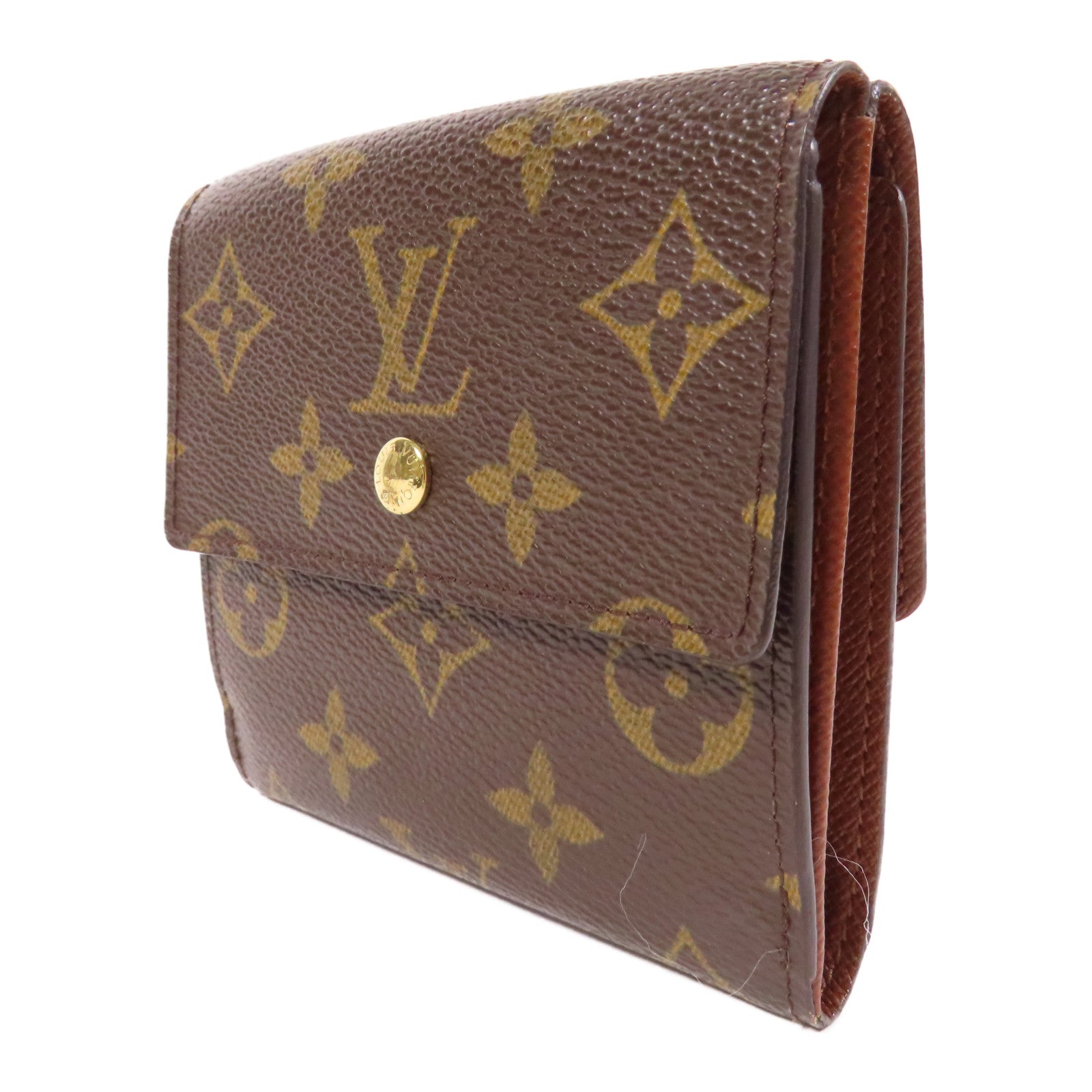 LOUIS VUITTON Monogram Wallet金扣錢包啡色