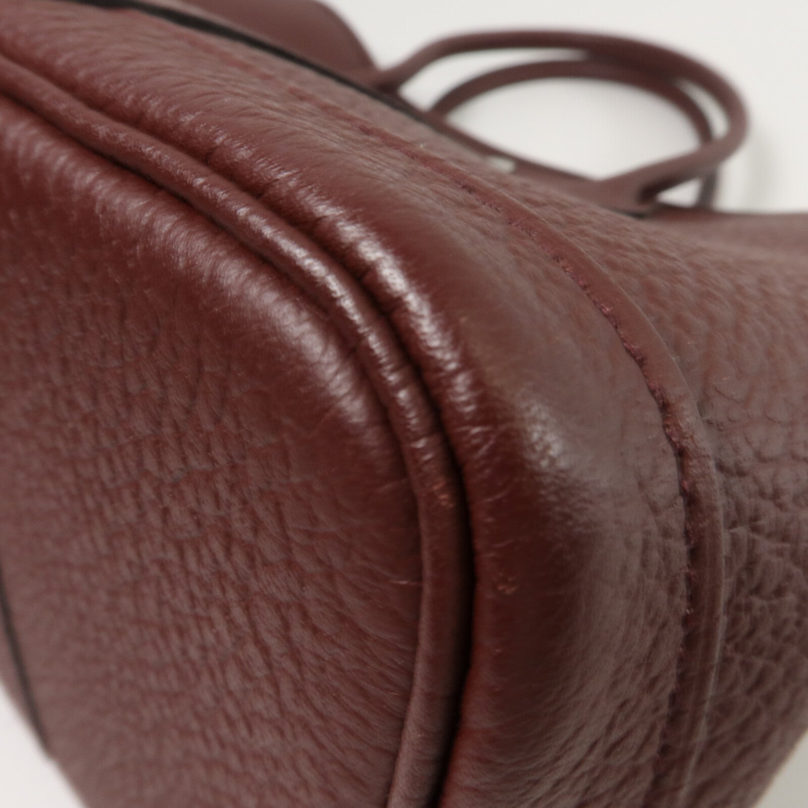 HERMES Country皮革Garden Party TPM手挽袋Bordeaux