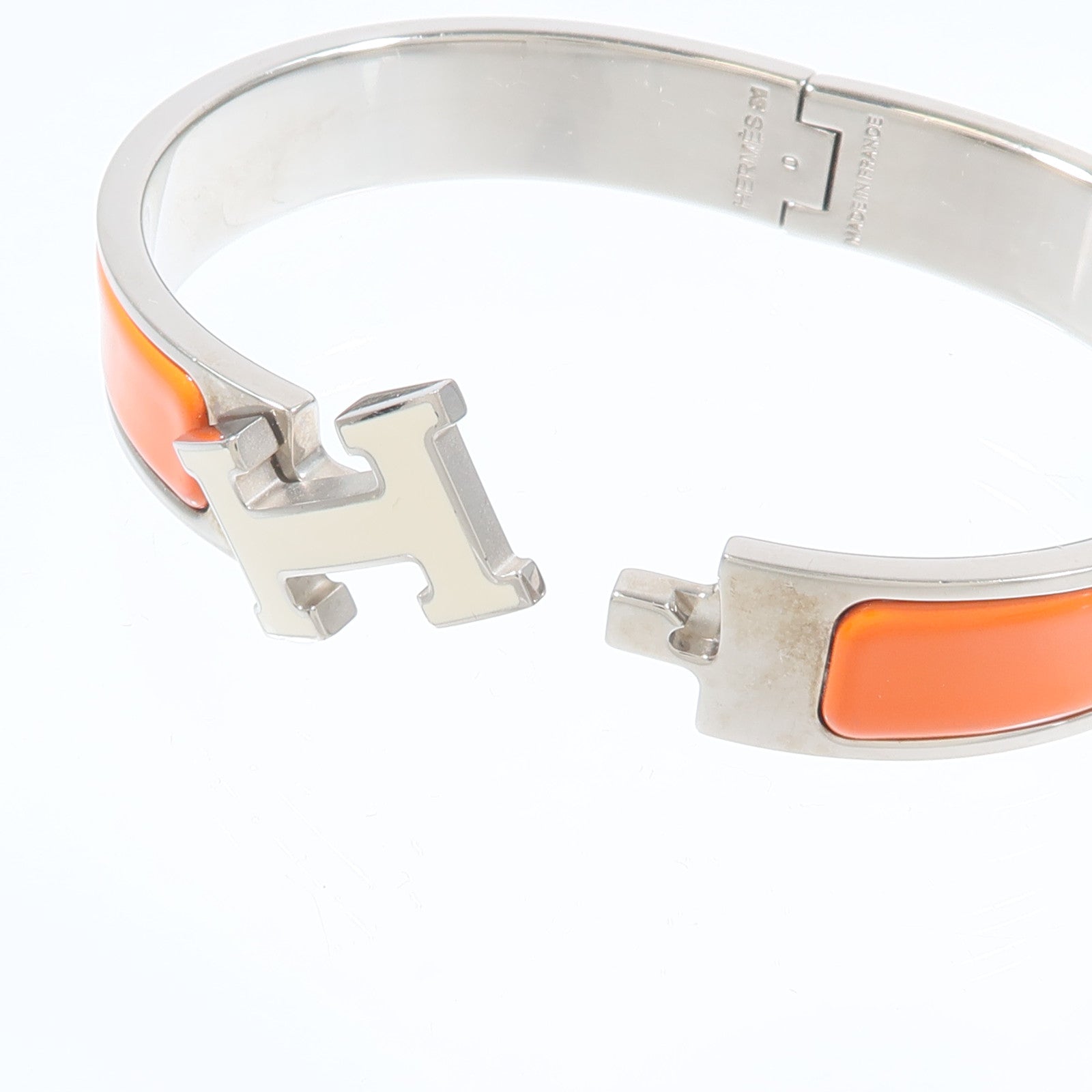 HERMES 琺瑯/金屬Clic H Bracelet手鐲