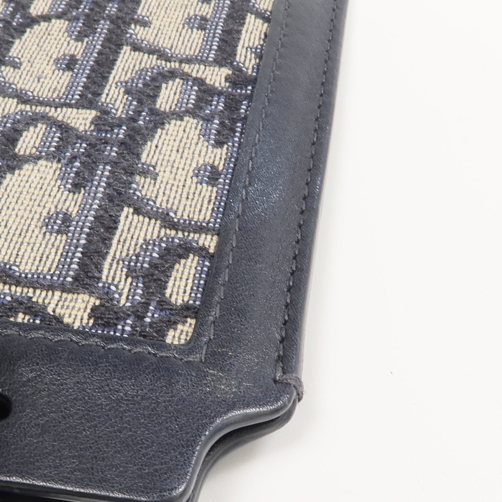 Dior 帆布/牛皮皮革Luggage Tag行李標籤