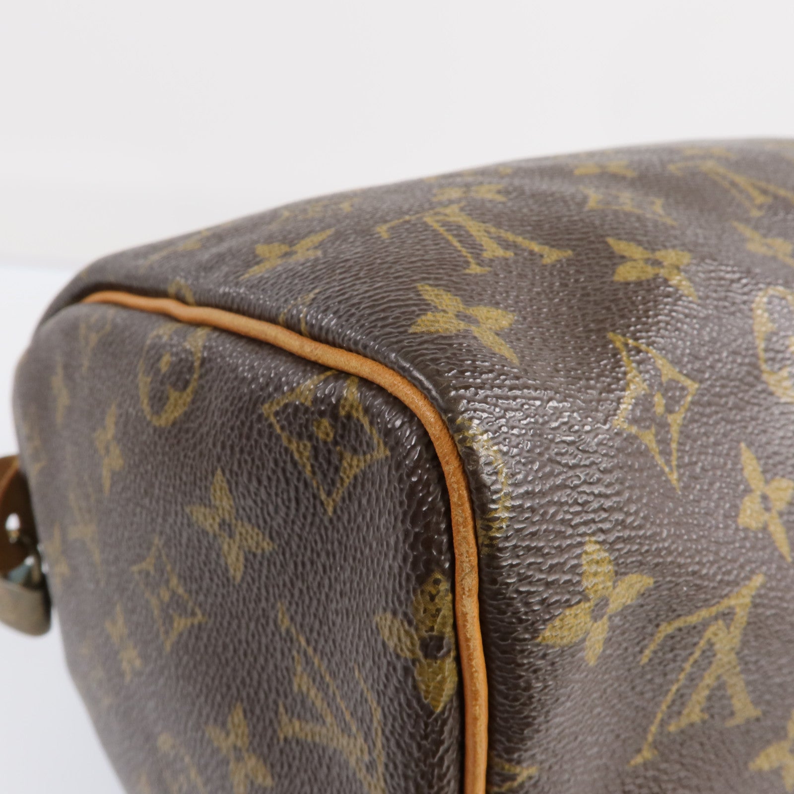 LOUIS VUITTON Monogram Speedy 30金扣手挽袋