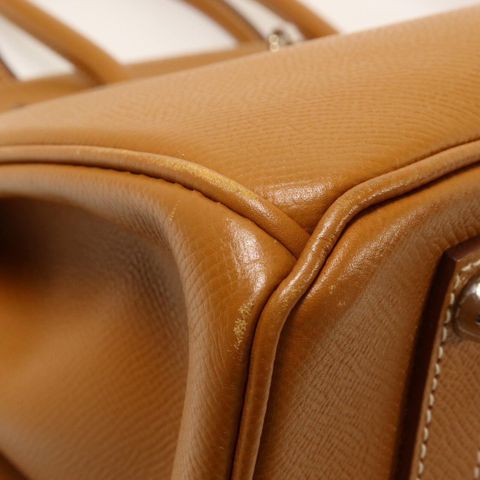 HERMES Epsom皮革Birkin 35手挽袋Gold