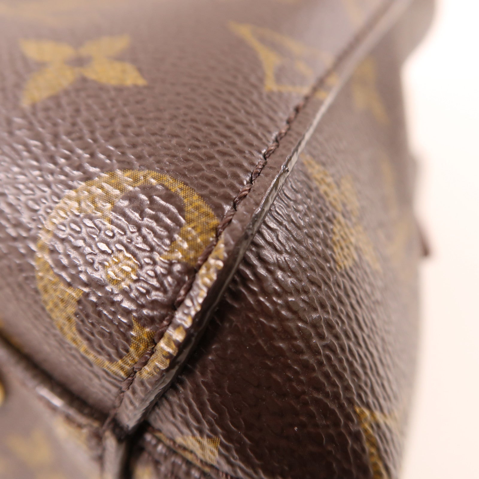 LOUIS VUITTON Monogram Montaigne BB金扣手挽肩背兩用袋棕色