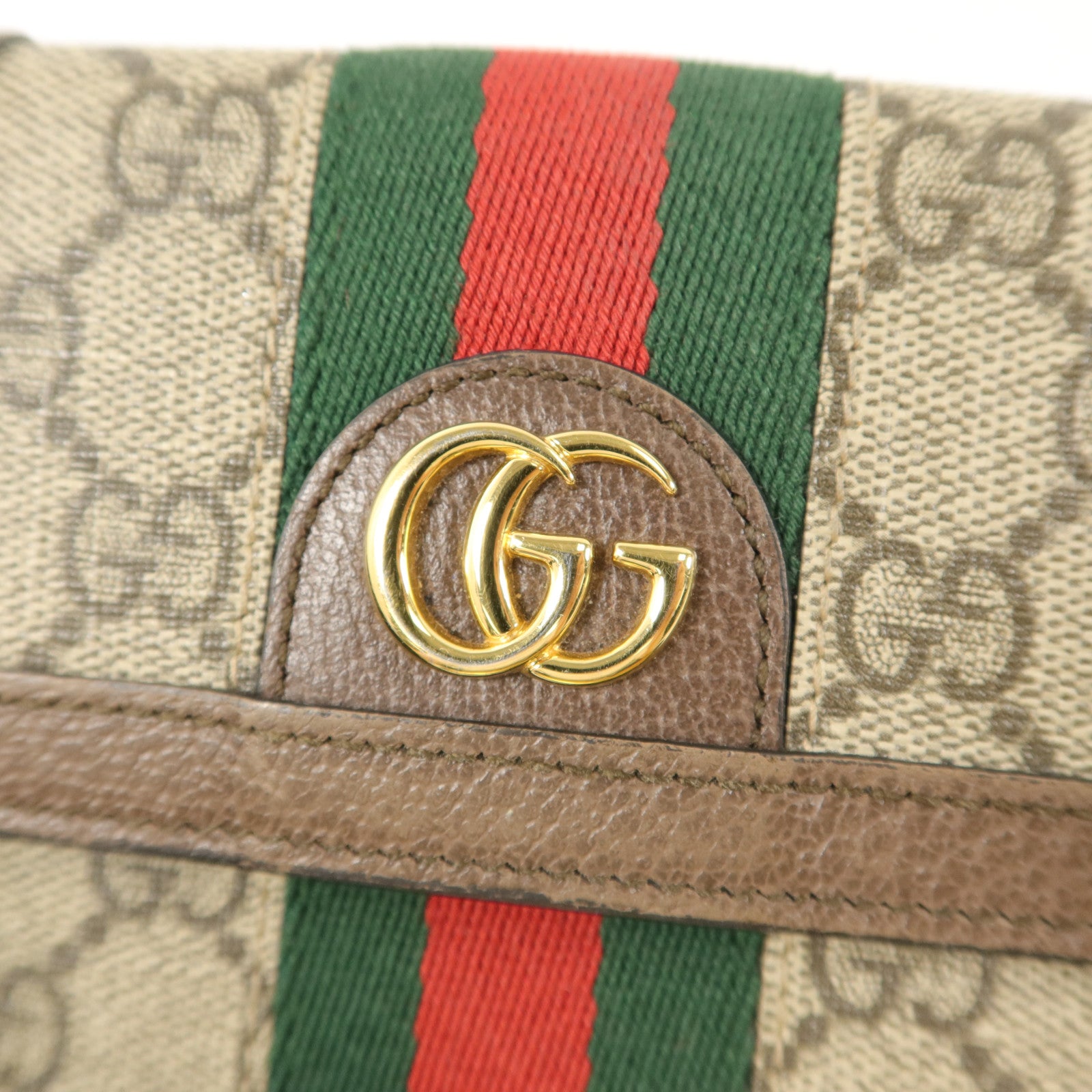 GUCCI 塗層帆布Ophidia GG Wallet錢包