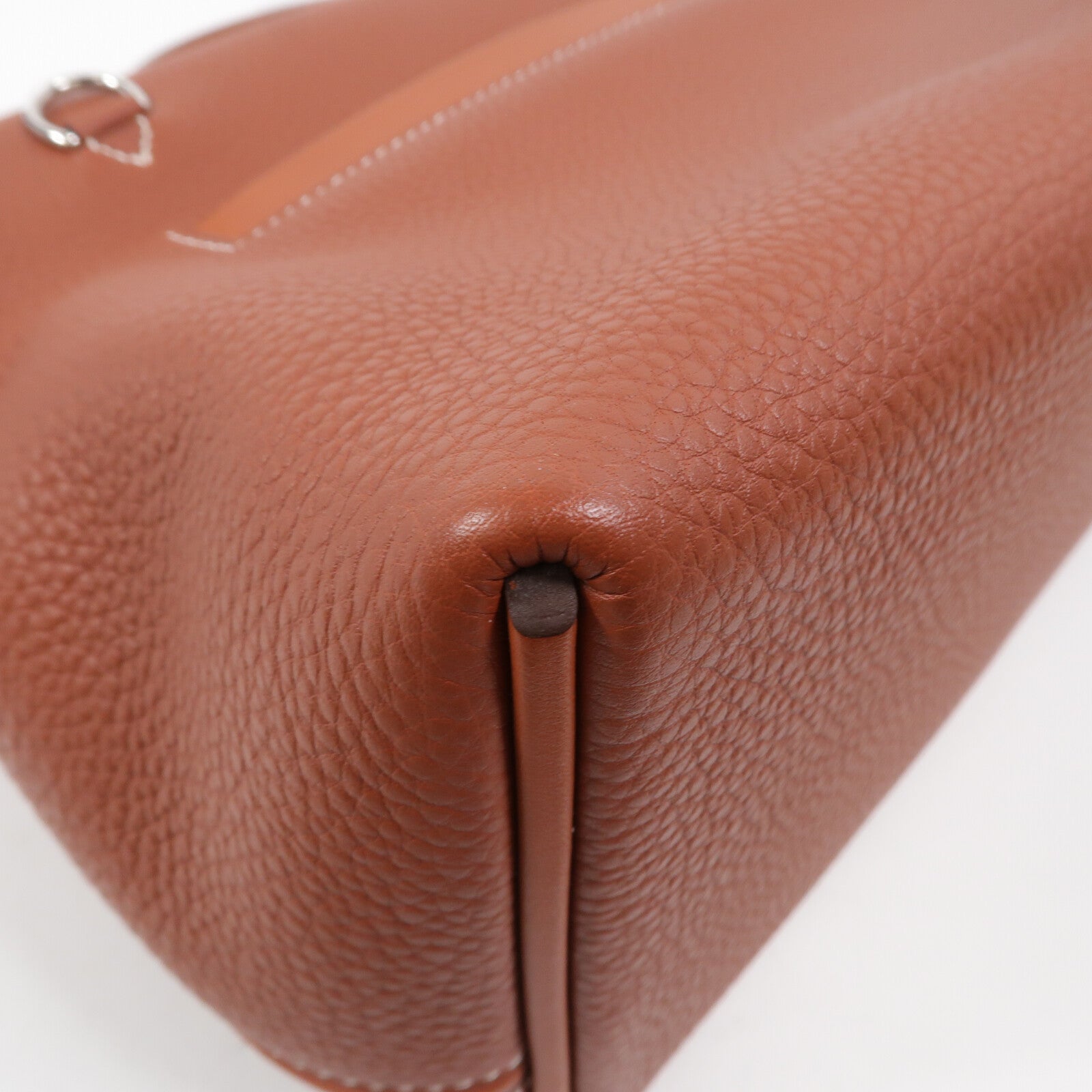 HERMES Togo/Swift皮革24/24 29cm手挽肩背兩用袋Sienne/Cuivre/Rose