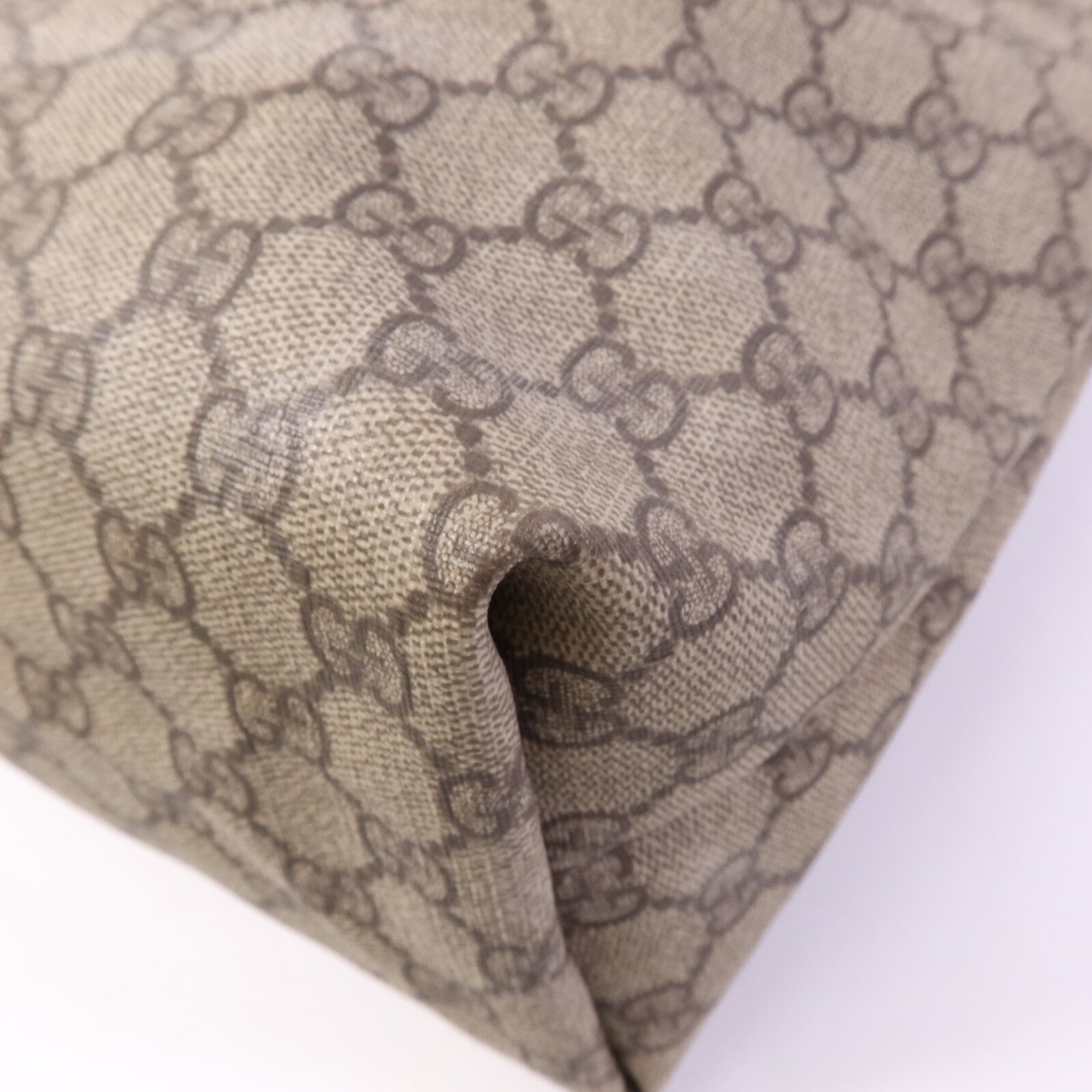 GUCCI 塗層帆布Tote Bag金扣手挽袋