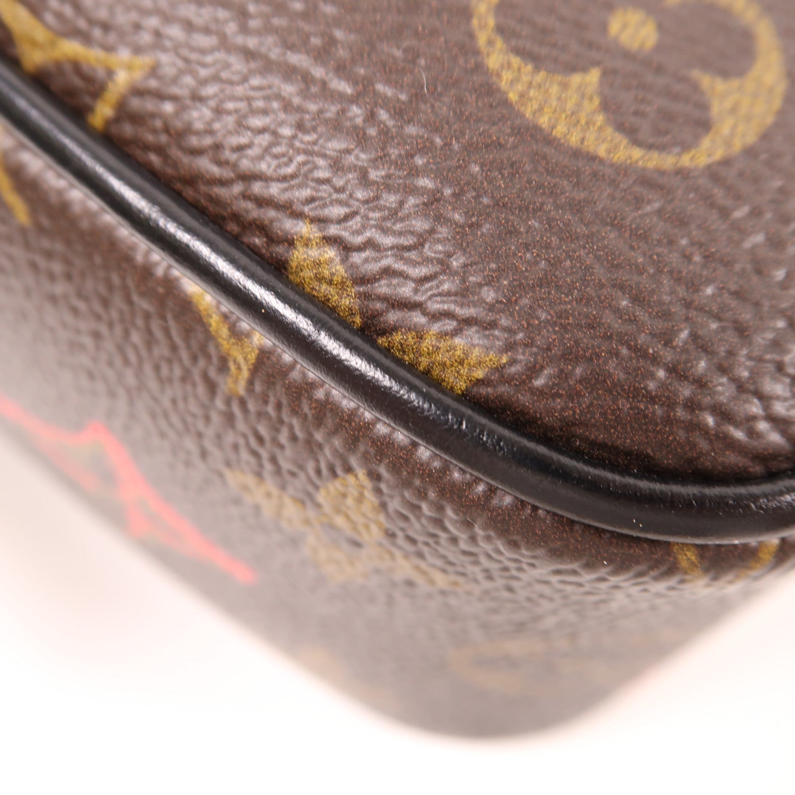 LOUIS VUITTON Monogram Sac Coeur Fall In Love金扣肩背袋棕色