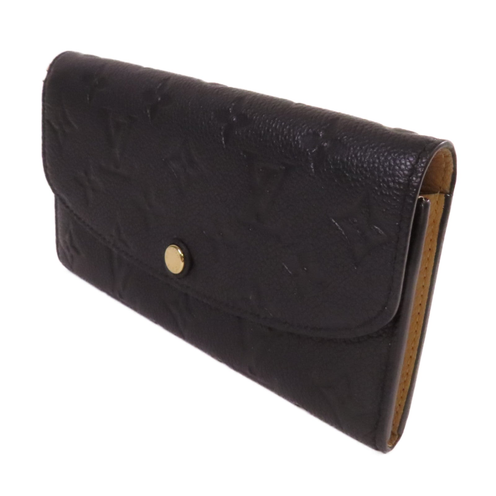 LOUIS VUITTON 【激減優惠】Monogram Empreinte Emilie Wallet金扣長錢包黑色