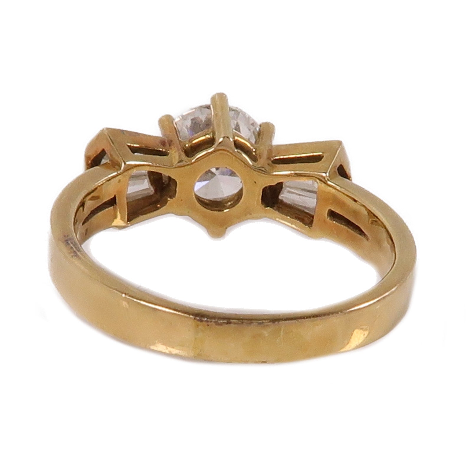 JEWELRY 18K黃金Diamond Ring鑽石戒指US#7.25