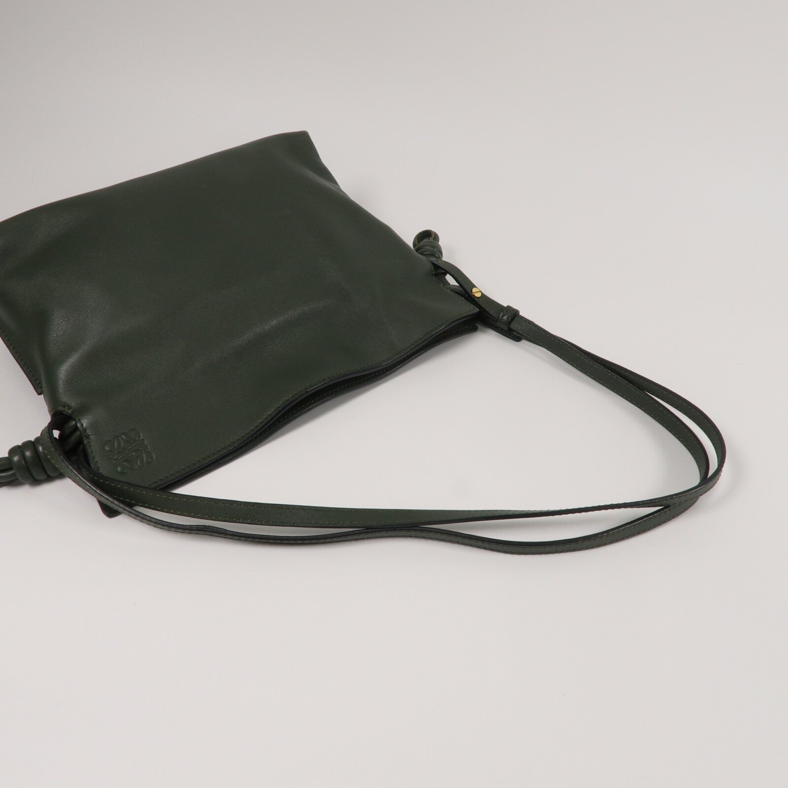 LOEWE 牛皮皮革Flamenco Clutch mini肩背袋