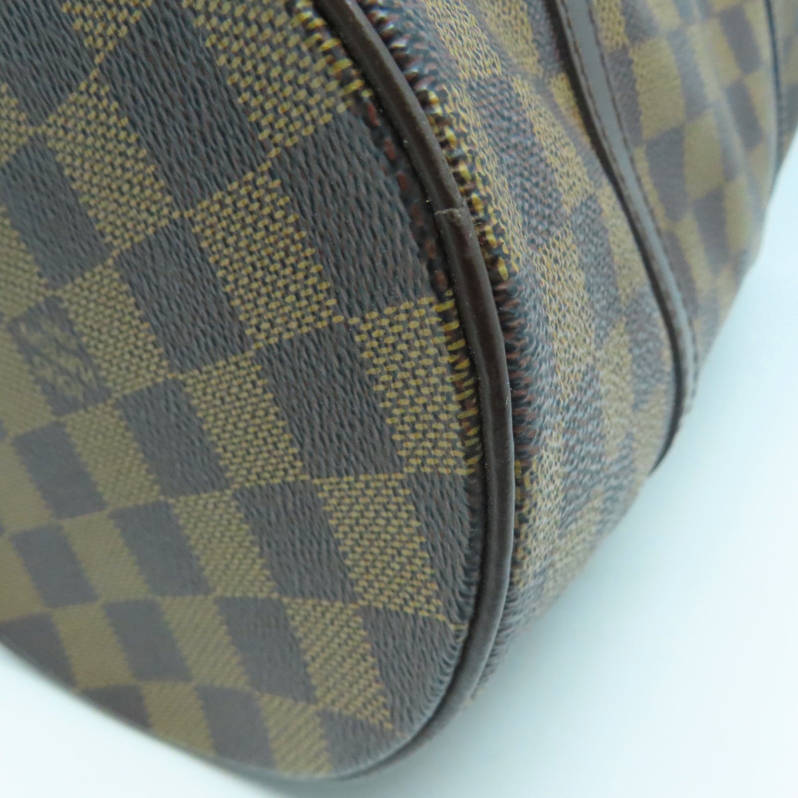LOUIS VUITTON 【激減優惠】Damier Papillon GM金扣肩背袋啡色