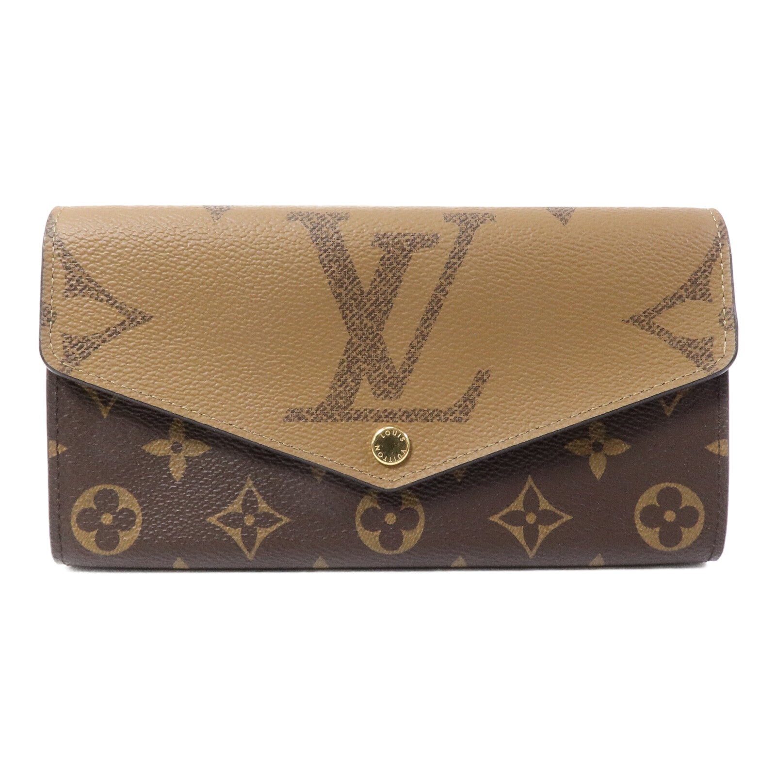 LOUIS VUITTON Mono Reverse Giant Sarah Long Wallet長錢包
