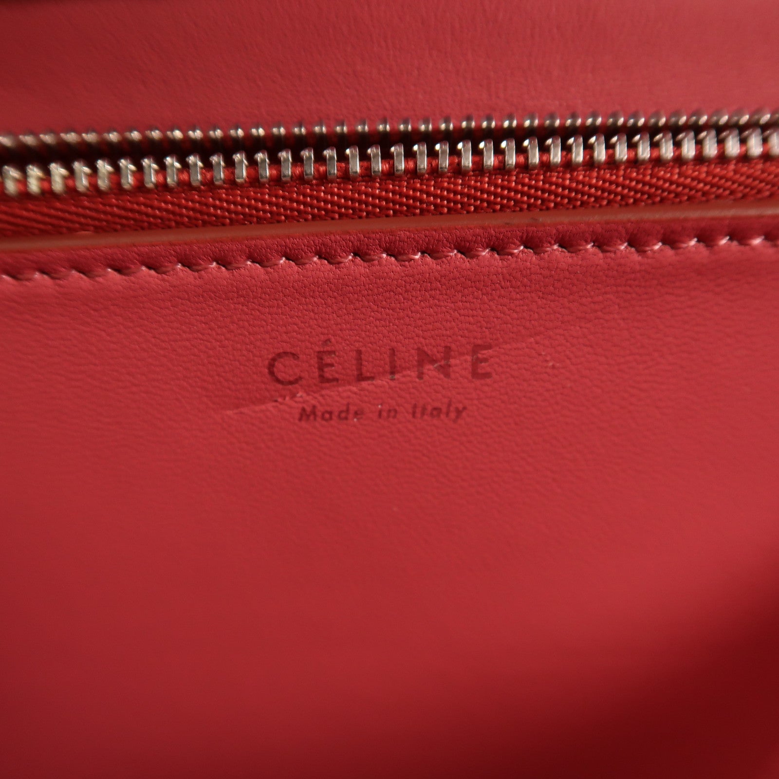 CELINE 蜥蝪皮革Classic Box銀扣肩背袋