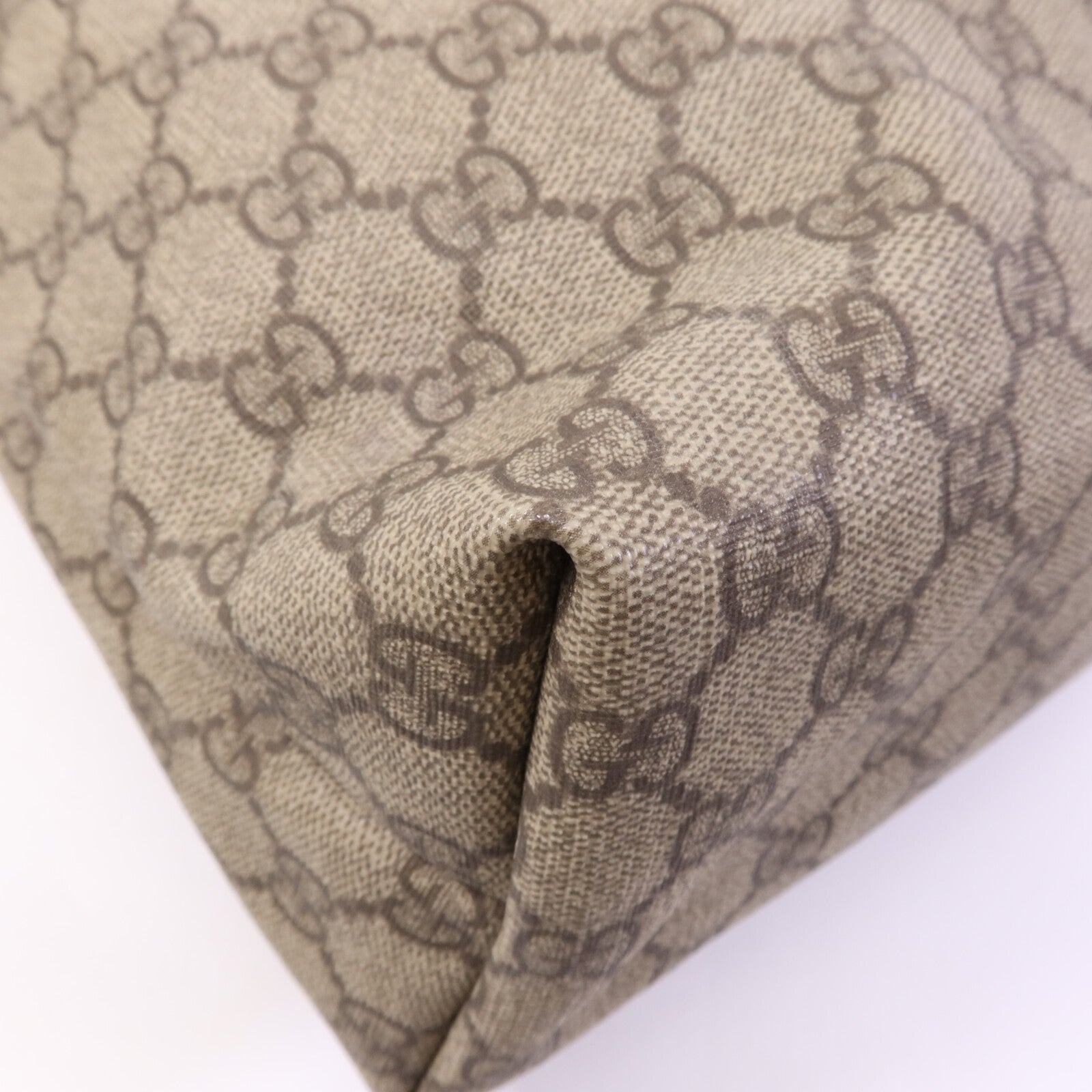 GUCCI 塗層帆布Tote Bag金扣手挽袋