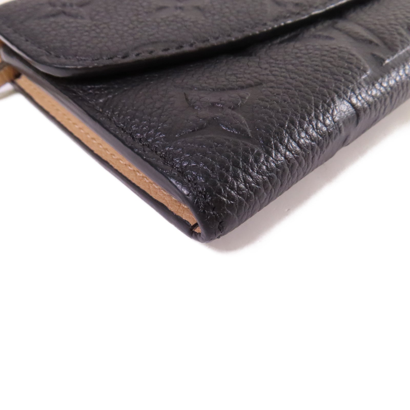 LOUIS VUITTON 【激減優惠】Monogram Empreinte Emilie Wallet金扣長錢包黑色