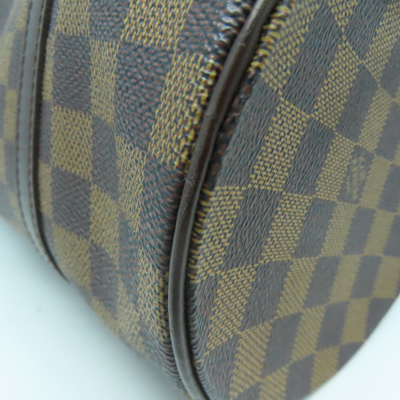 LOUIS VUITTON 【激減優惠】Damier Papillon GM金扣肩背袋啡色
