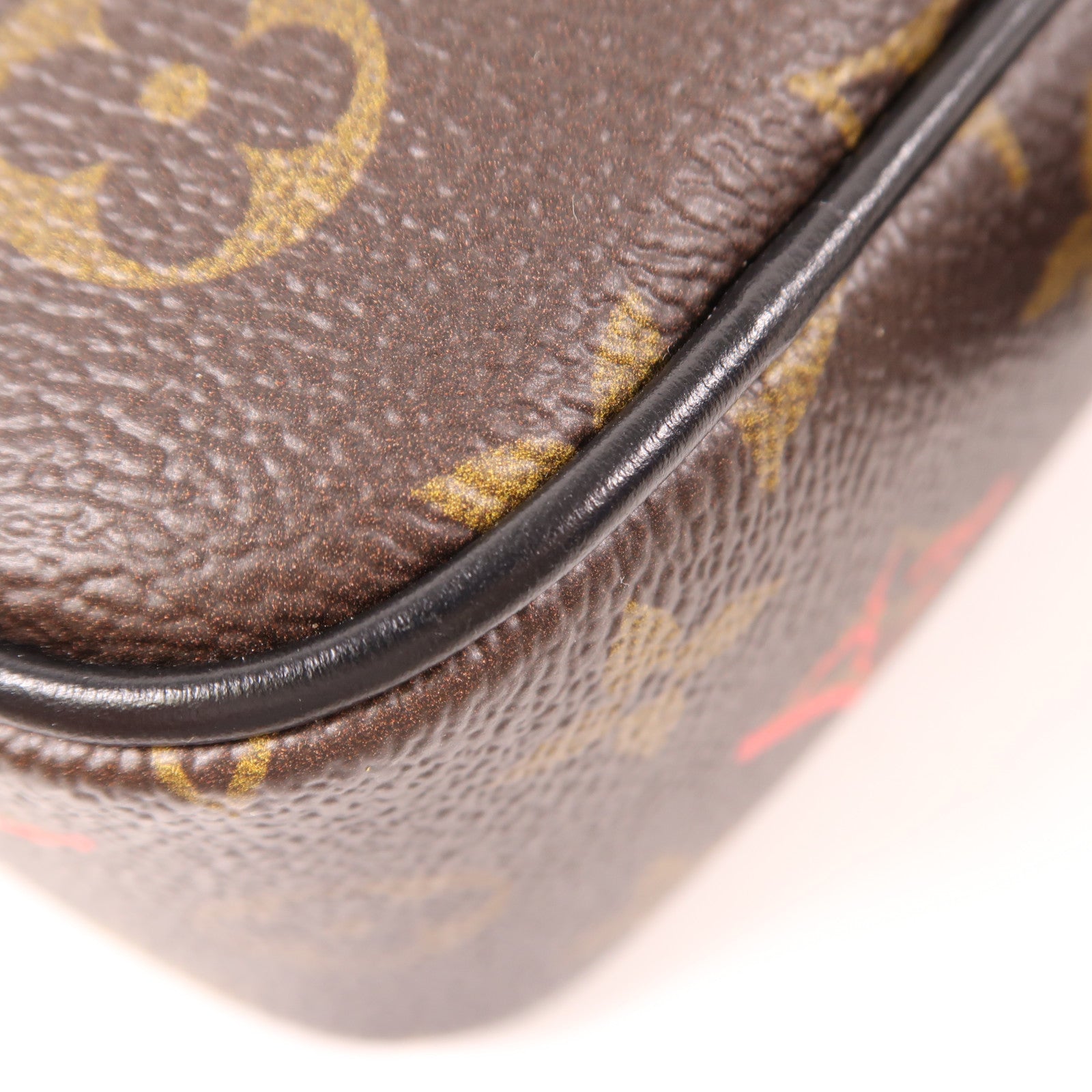 LOUIS VUITTON Monogram Sac Coeur Fall In Love金扣肩背袋棕色