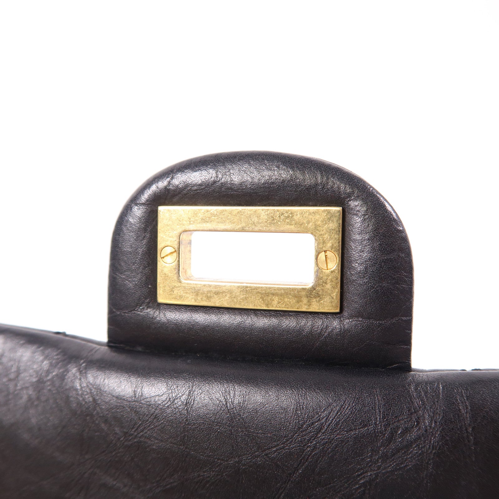 CHANEL 牛皮皮革2.55 Medium金扣鏈帶肩背袋