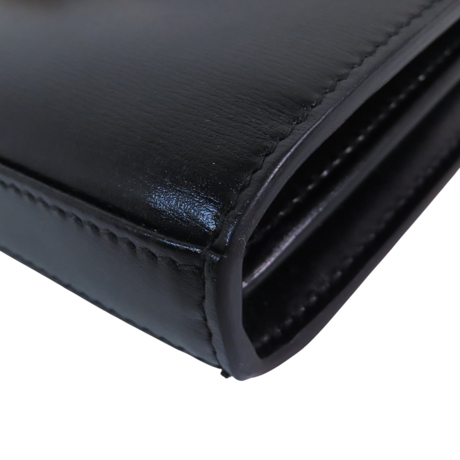 SAINT LAURENT 牛皮皮革Sulpice金扣鏈帶肩背袋